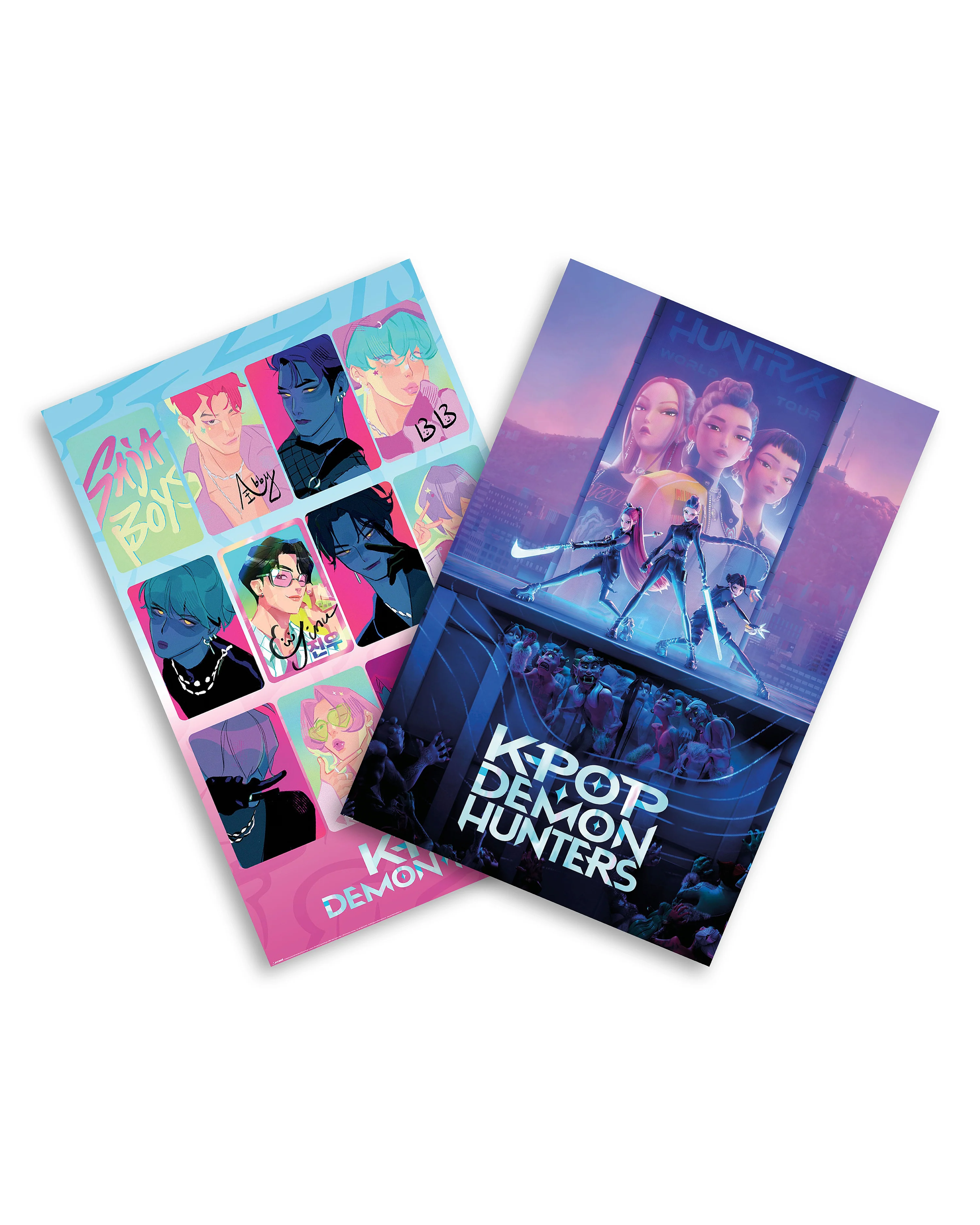 K-Pop Demon Hunters Posterset Huntrix & Saja Boys