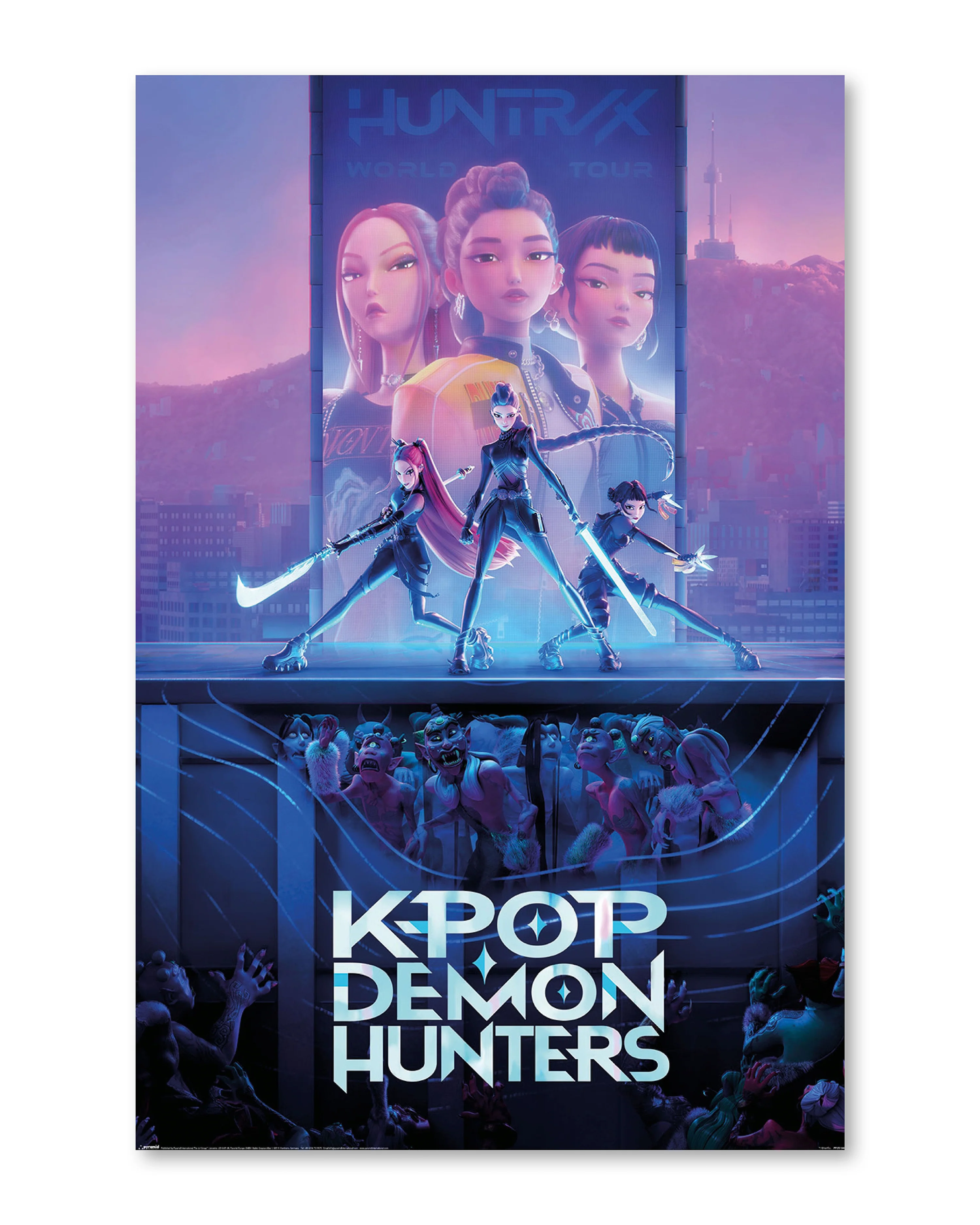 K-Pop Demon Hunters Posterset Huntrix & Saja Boys - Image 4