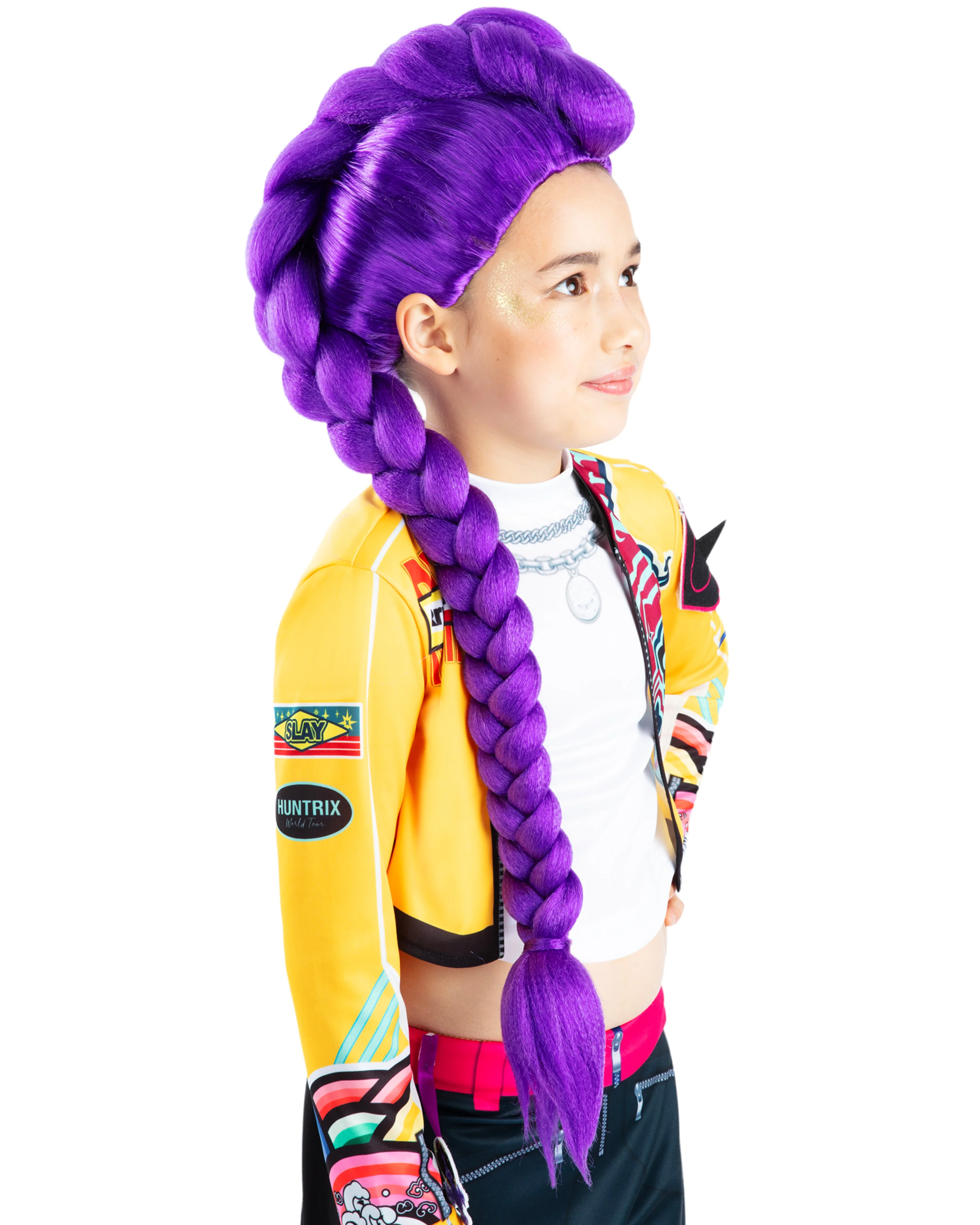 K-Pop Demon Hunters | Rumi Kinderperücke | Perücke für Cosplay, Fasching & Halloween - Image 3