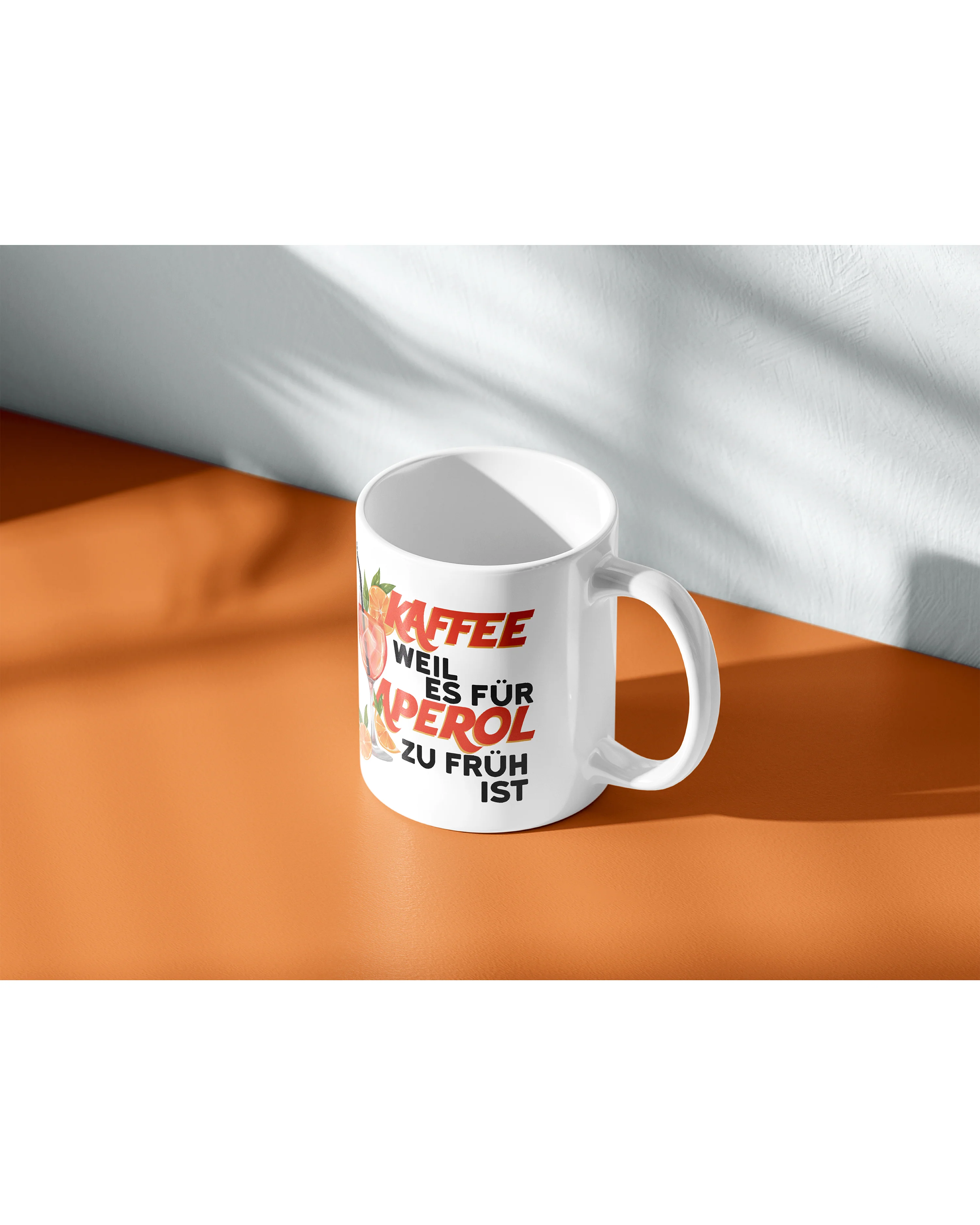 Kaffee weil es für Aperol noch zu früh ist Tasse - Image 2