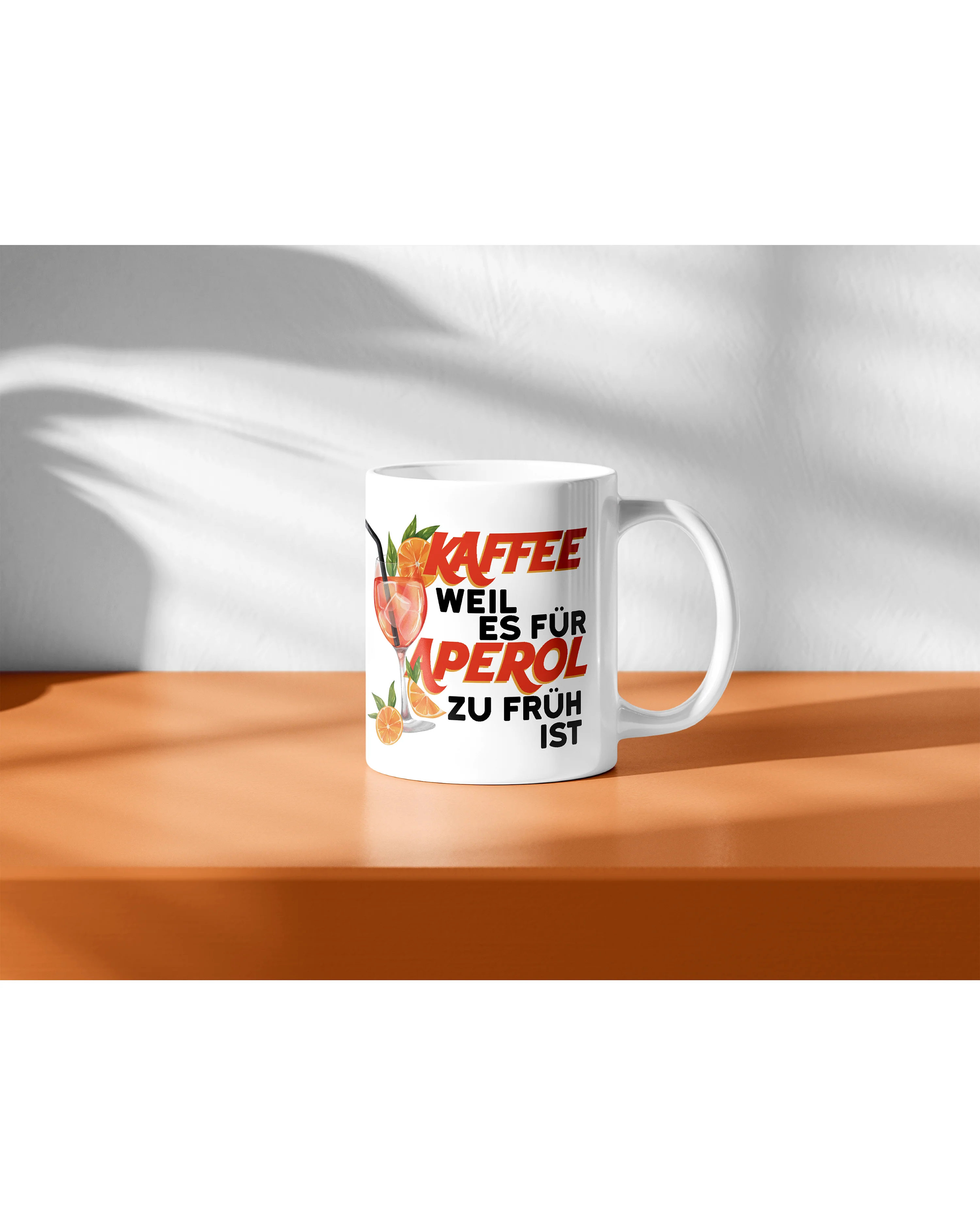 Kaffee weil es für Aperol noch zu früh ist Tasse - Image 5