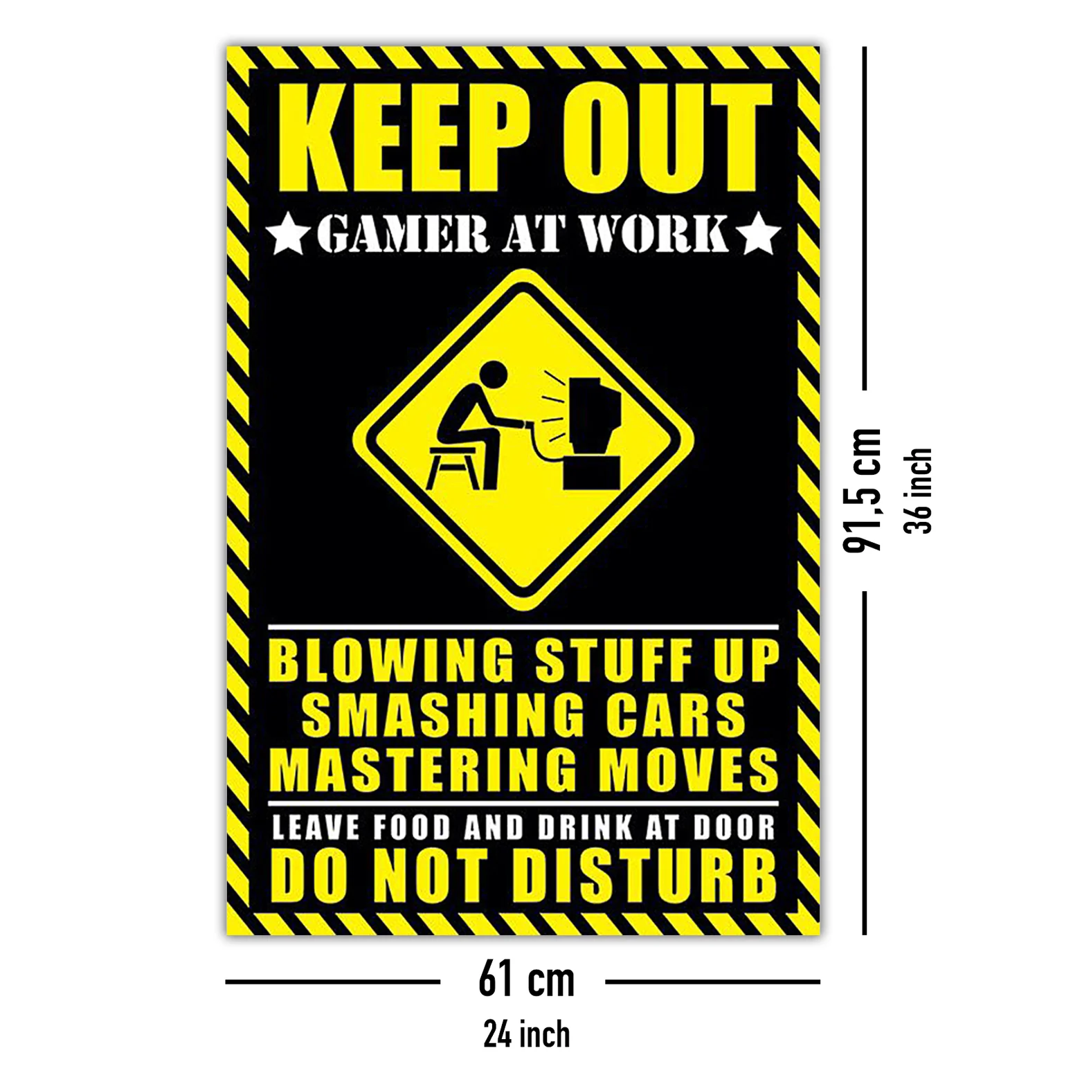 Keep out - Gamer at work Poster - Image 5