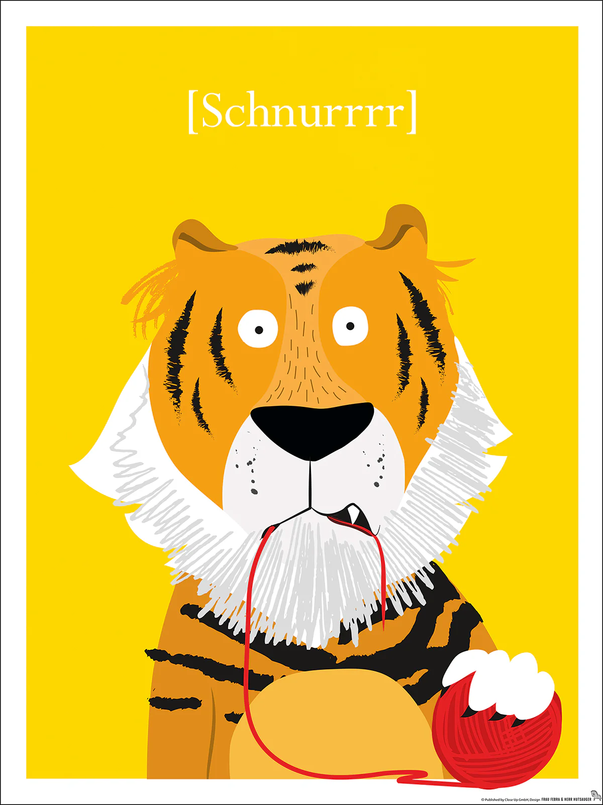 Kinderzimmer Poster Tiger Raubkatze