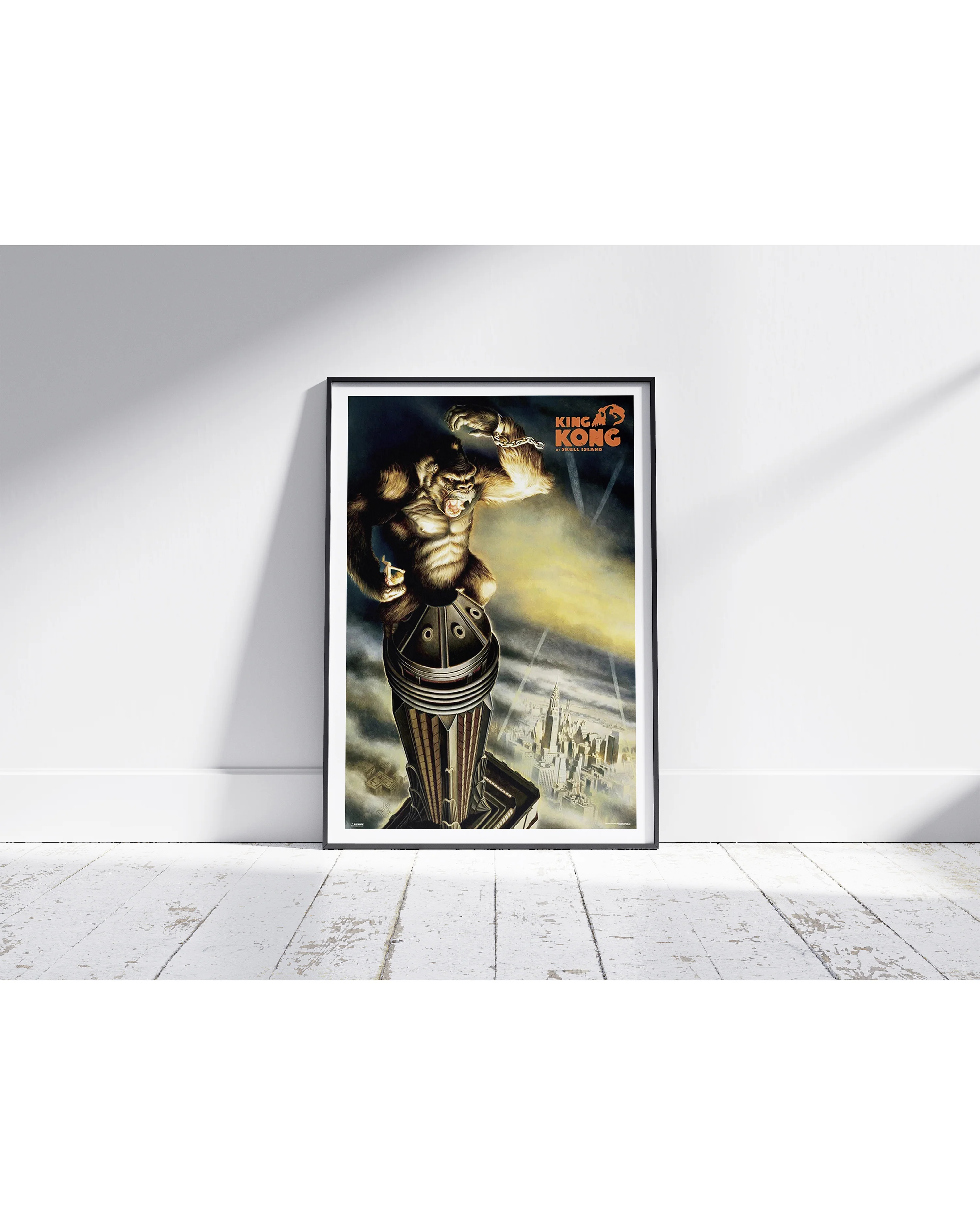 King Kong Poster Skull Island On Top Of Skyscraper - Image 3