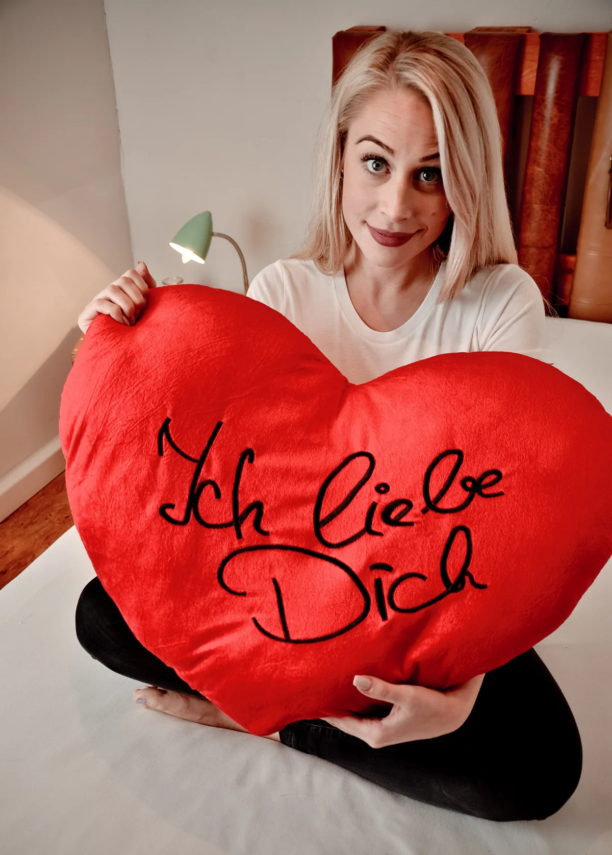 Kissen XXL Herz Ich liebe Dich Herz - 60x45 cm - Image 3