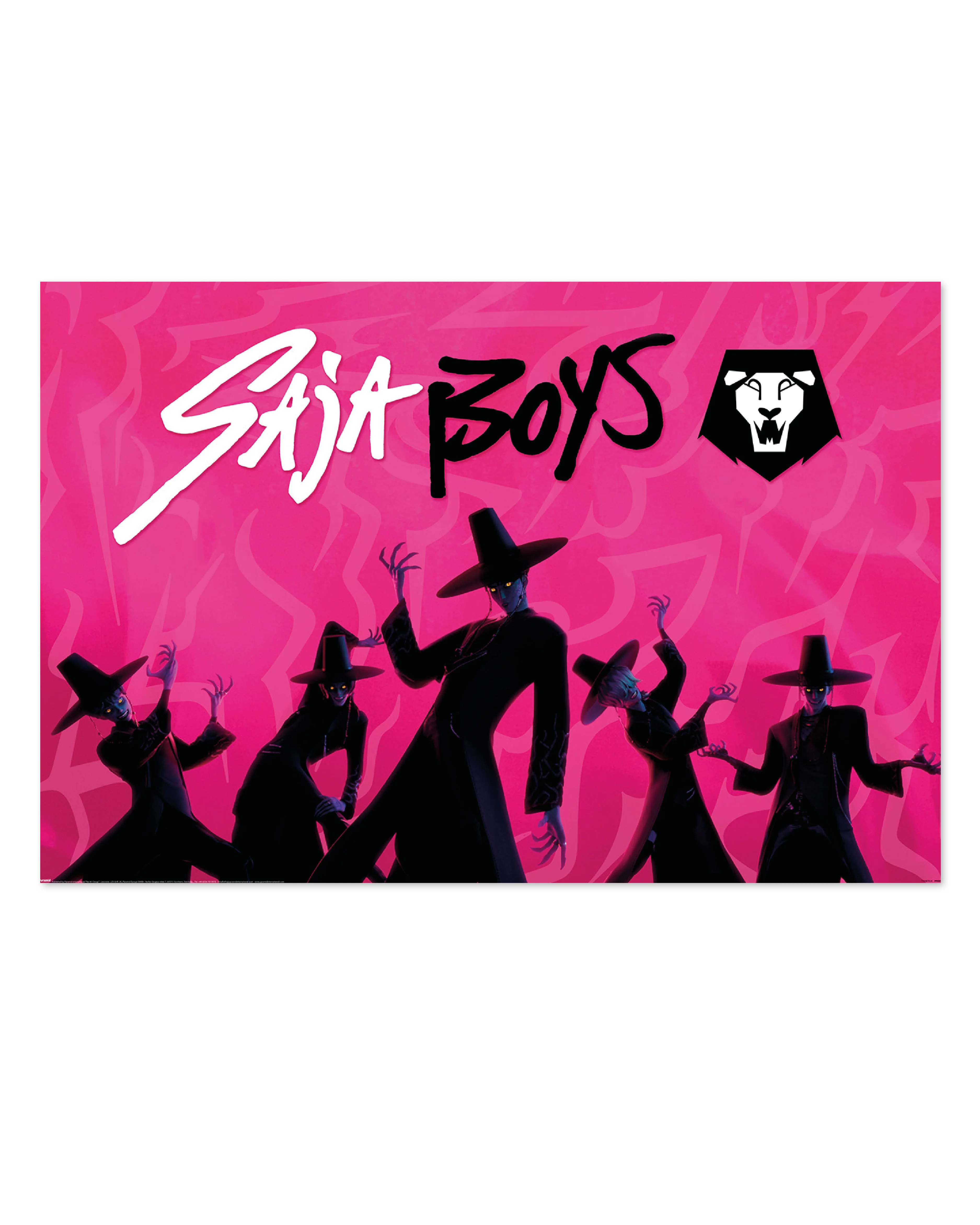 KPop Demon Hunters Poster Saja Boys