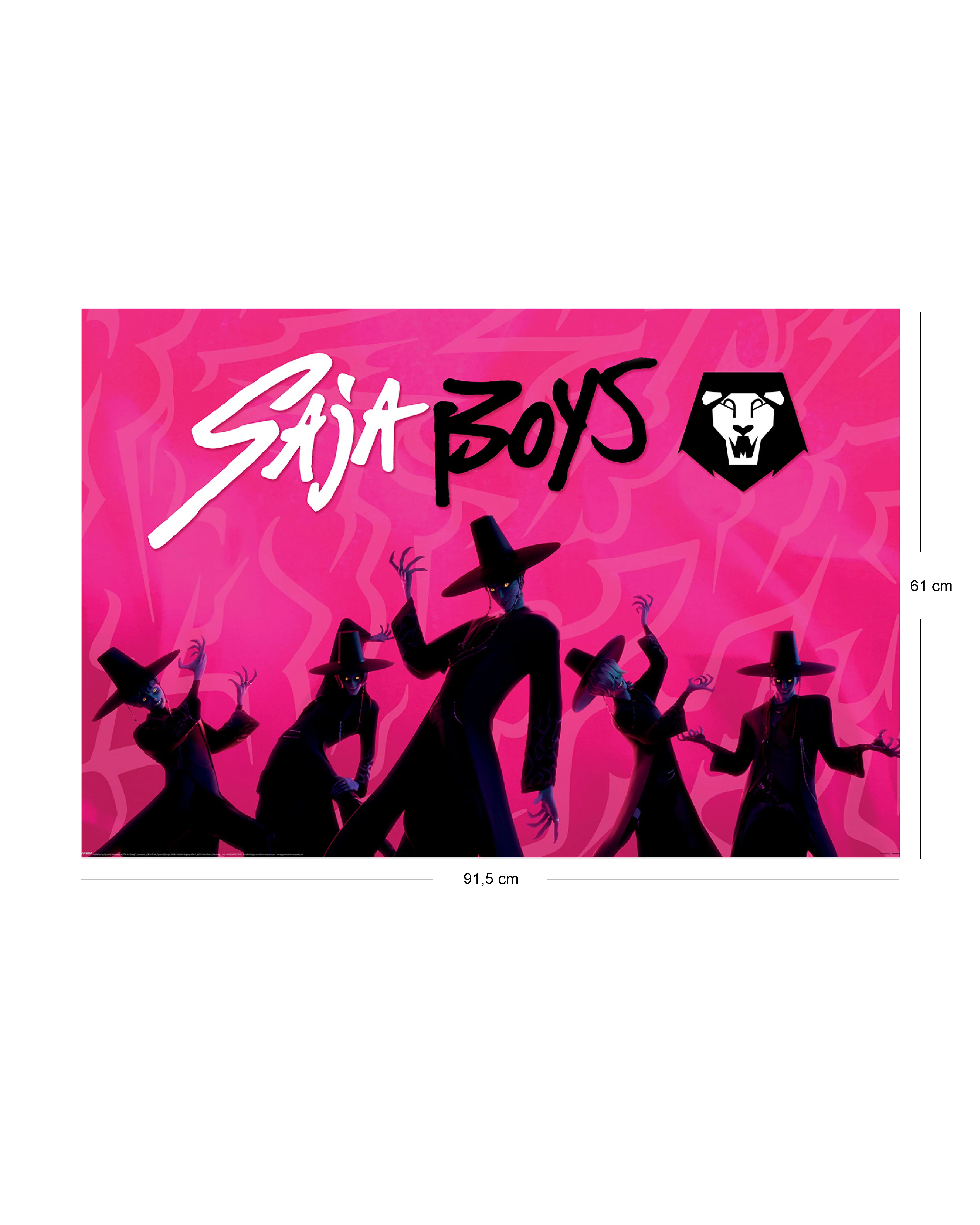 KPop Demon Hunters Poster Saja Boys - Image 2