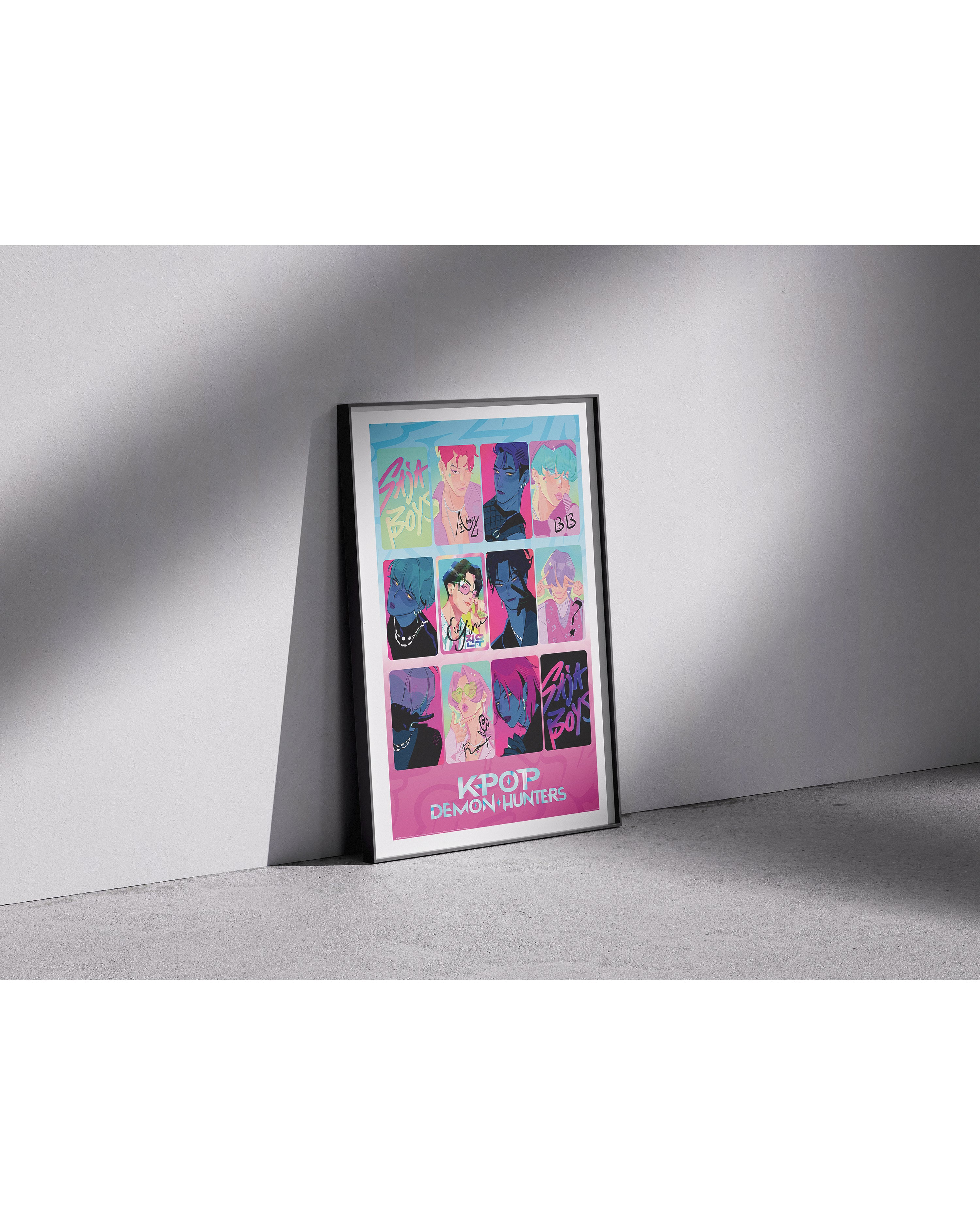 KPop Demon Hunters Poster Saja Boys, Light and Dark - Image 4