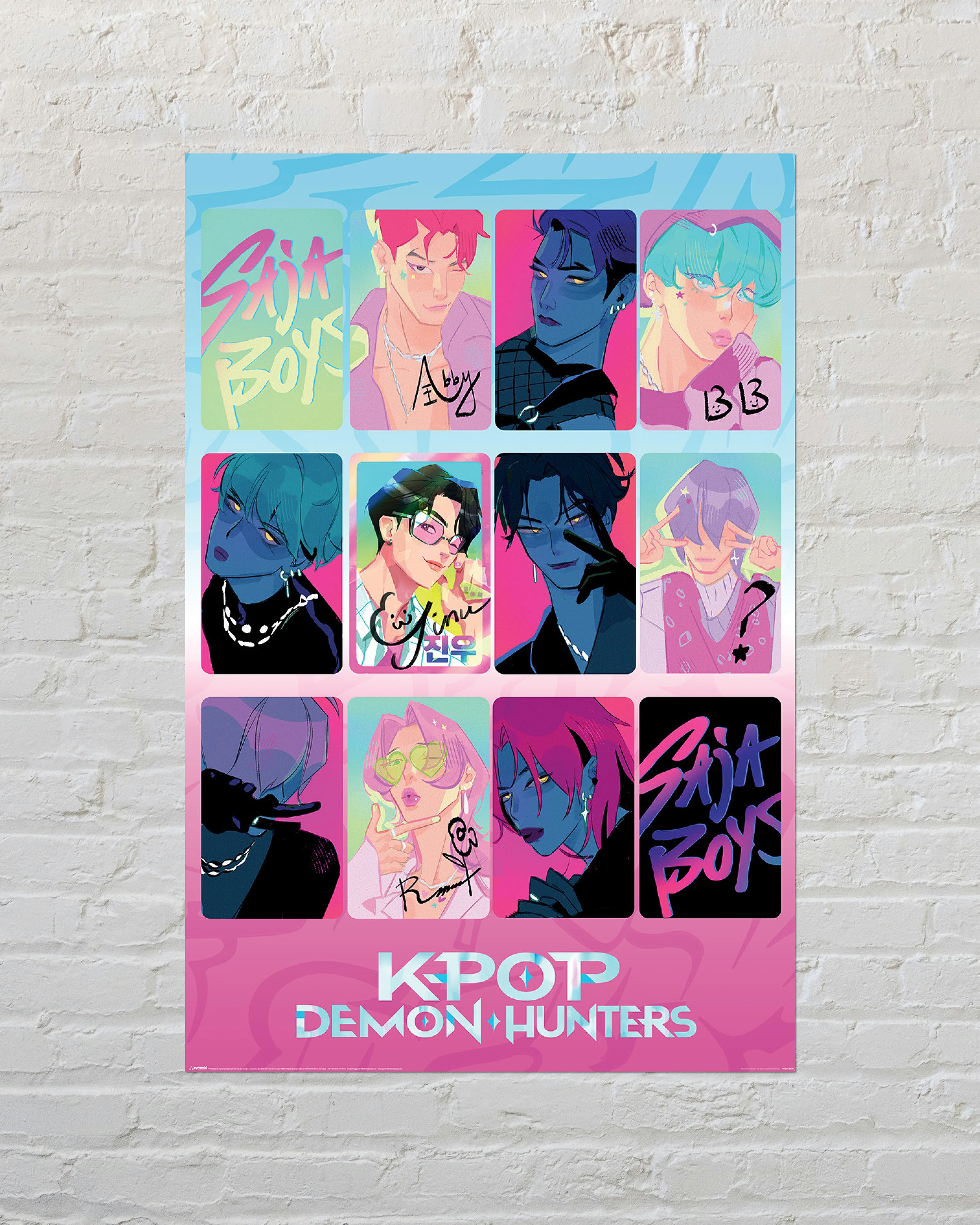 KPop Demon Hunters Poster Saja Boys, Light and Dark - Image 5