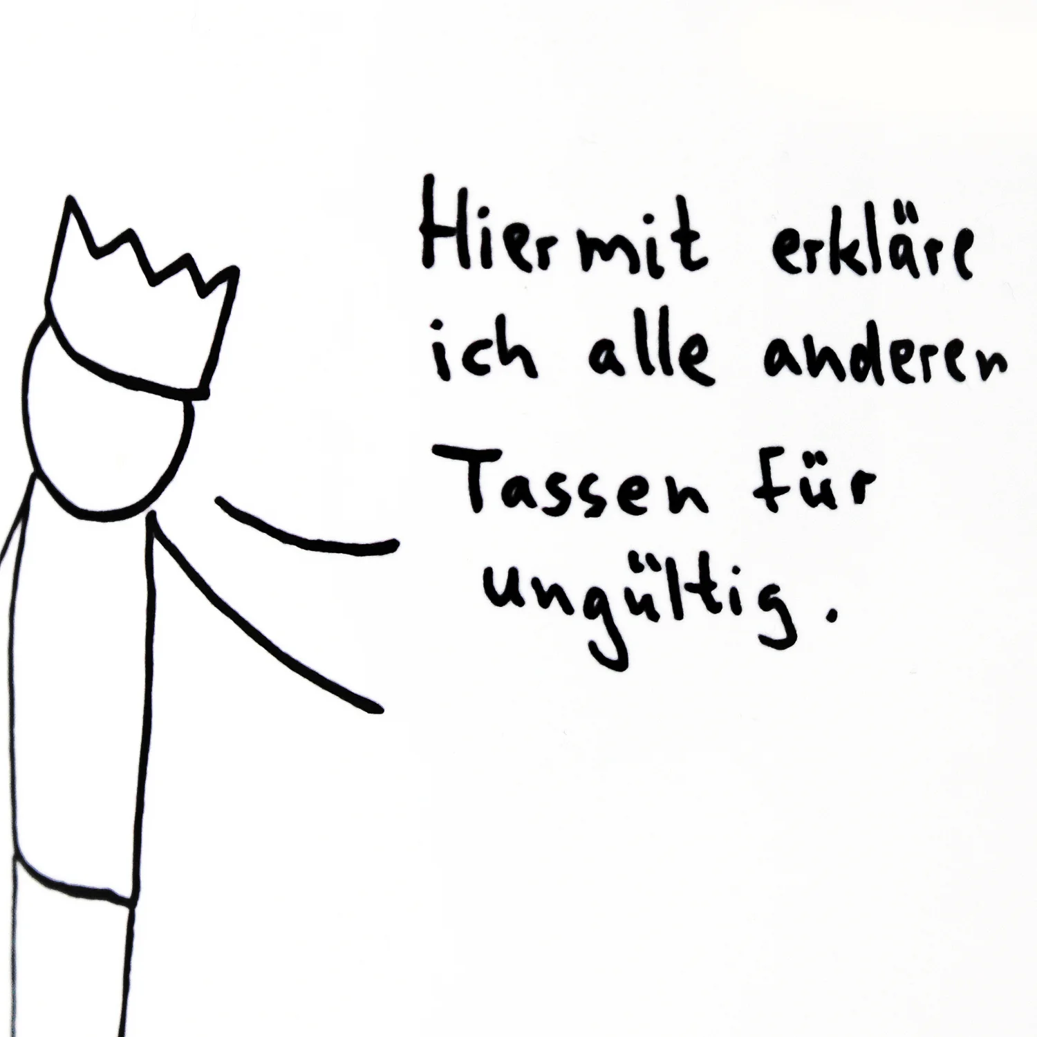Krieg und Freitag Tasse Hiermit erkläre ich - Image 5