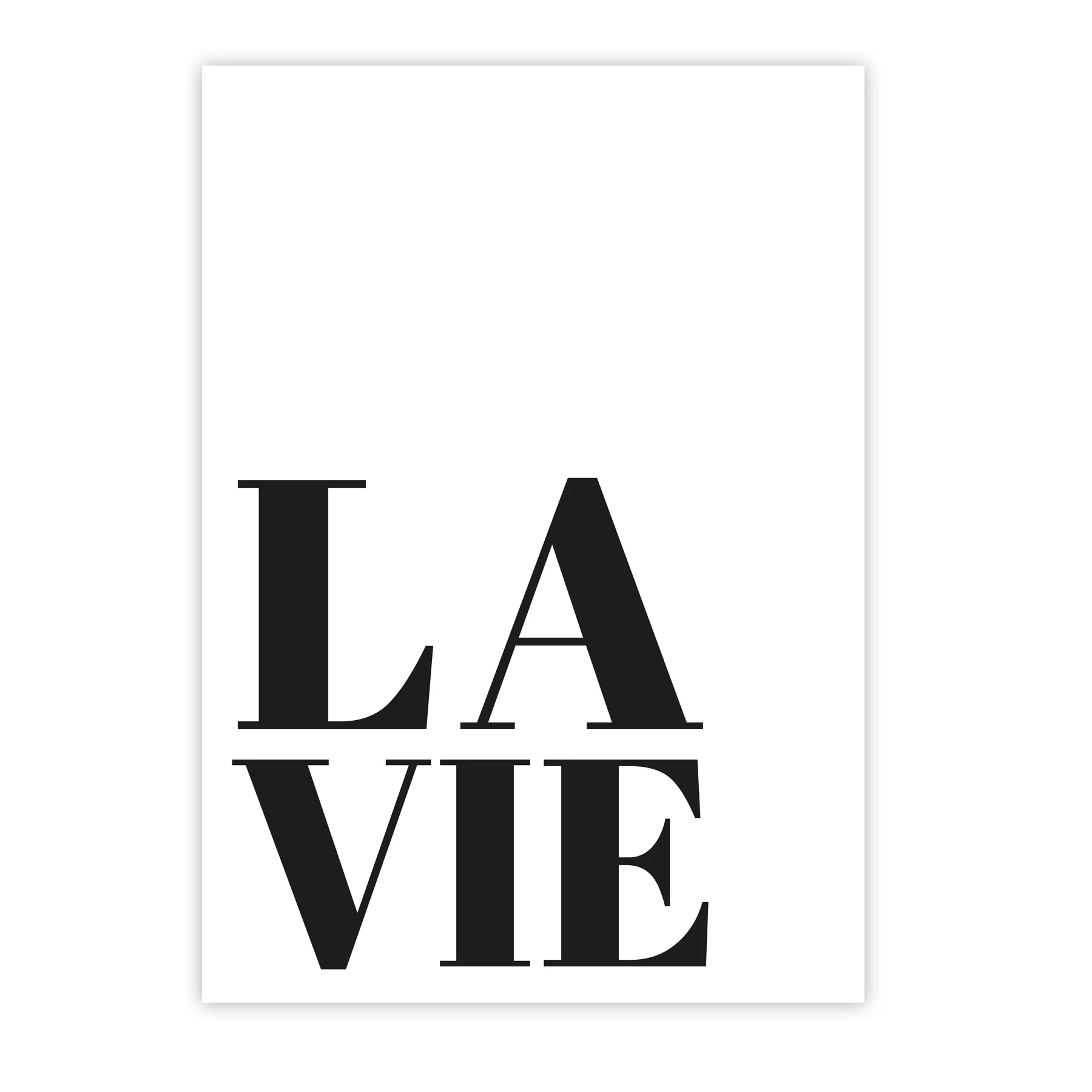 La Vie Kunstdruck Din A4