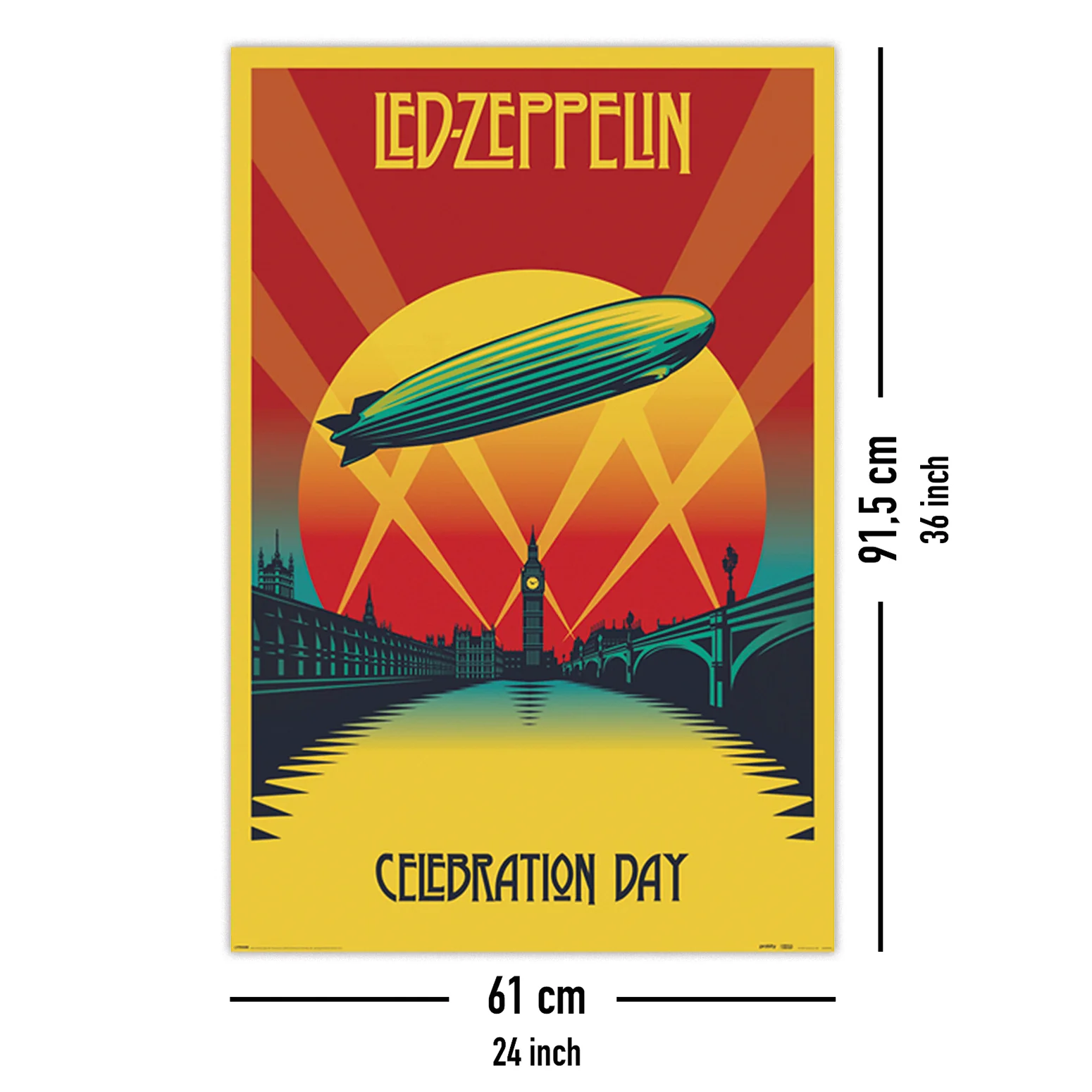Led Zeppelin Poster Celebration Day - Image 10