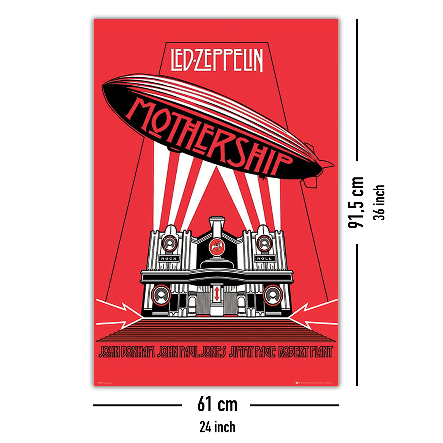 Led Zeppelin Poster Mothership - Image 5