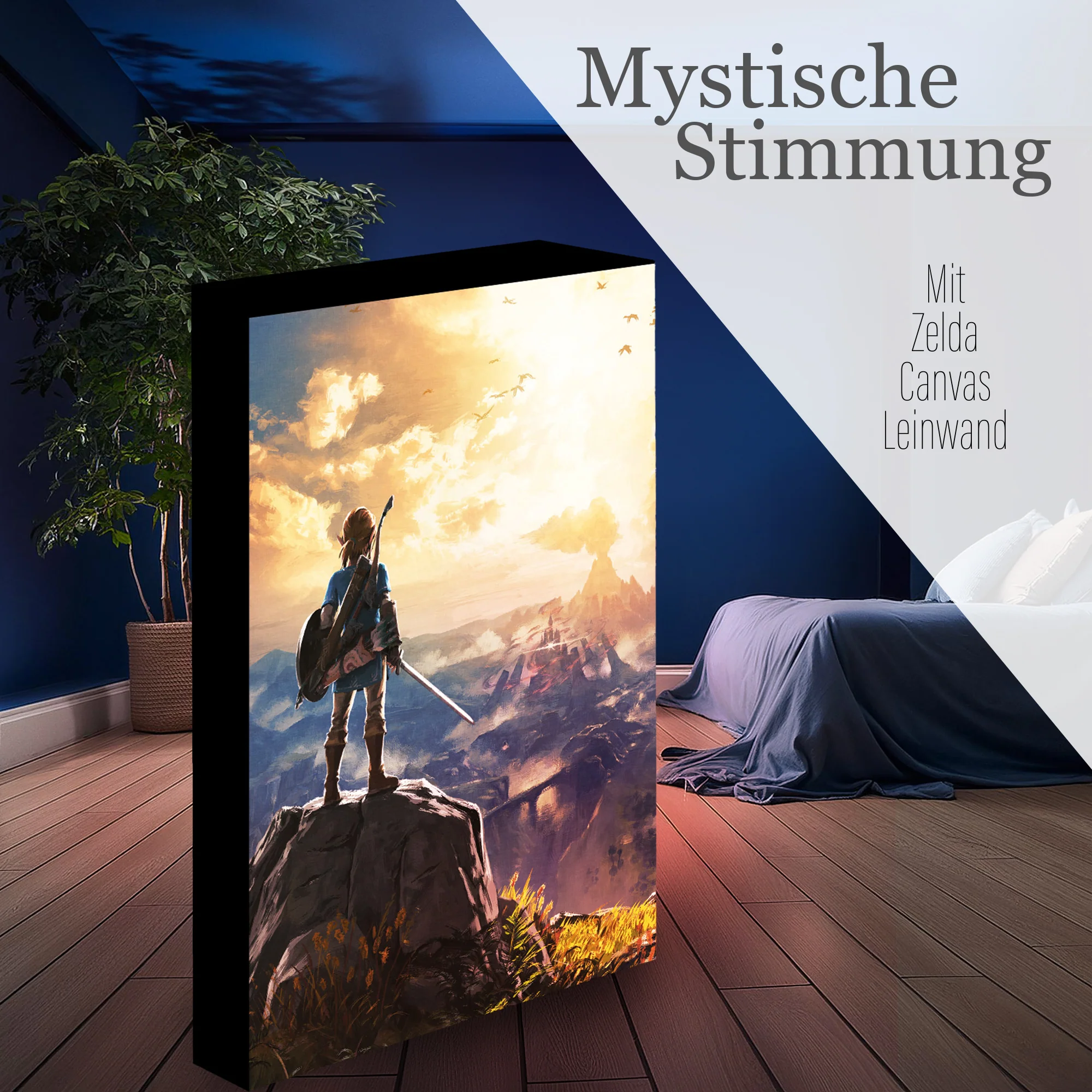 Legend Of Zelda Light Up Canvas Bild Into The Wilds - Image 5