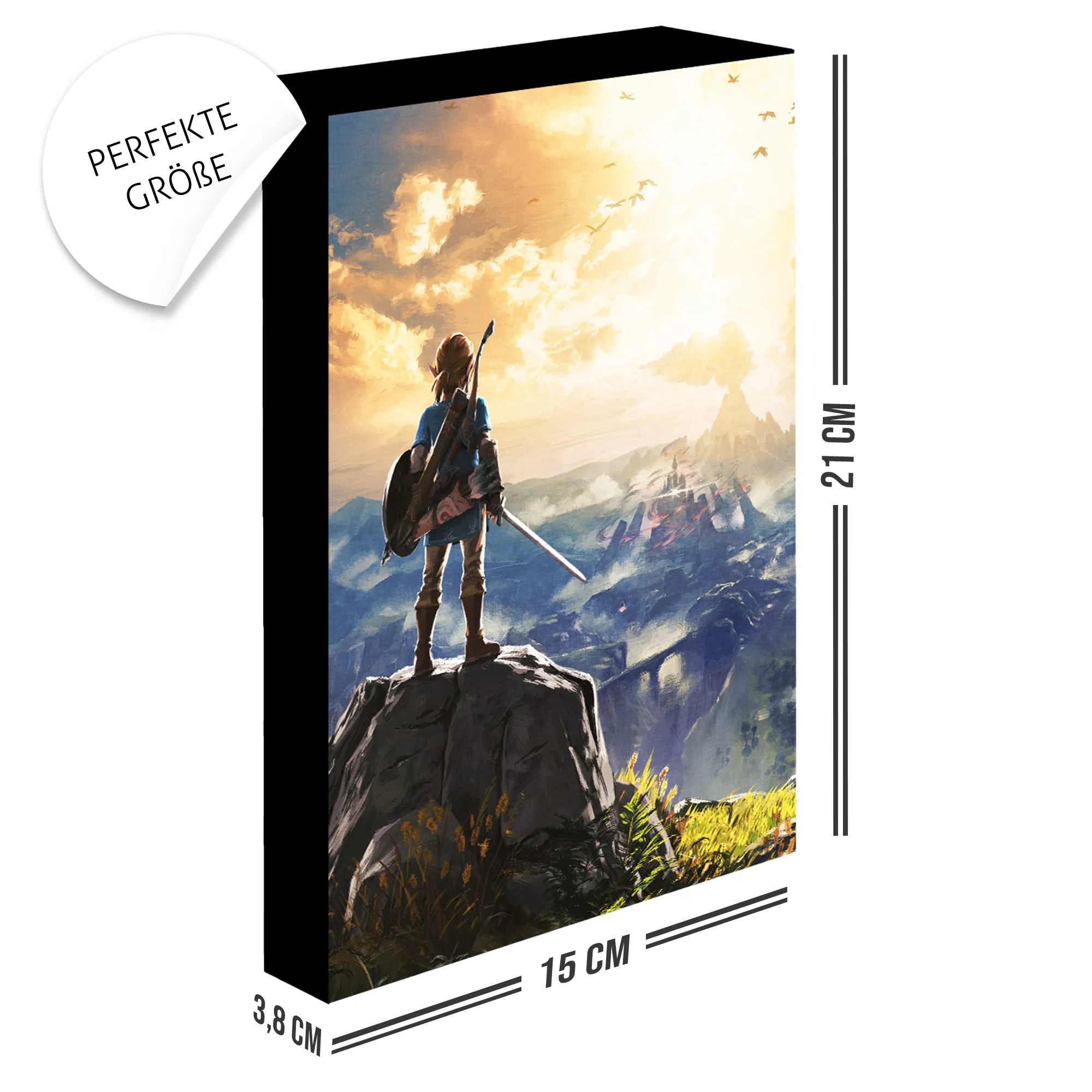 Legend Of Zelda Light Up Canvas Bild Into The Wilds - Image 8