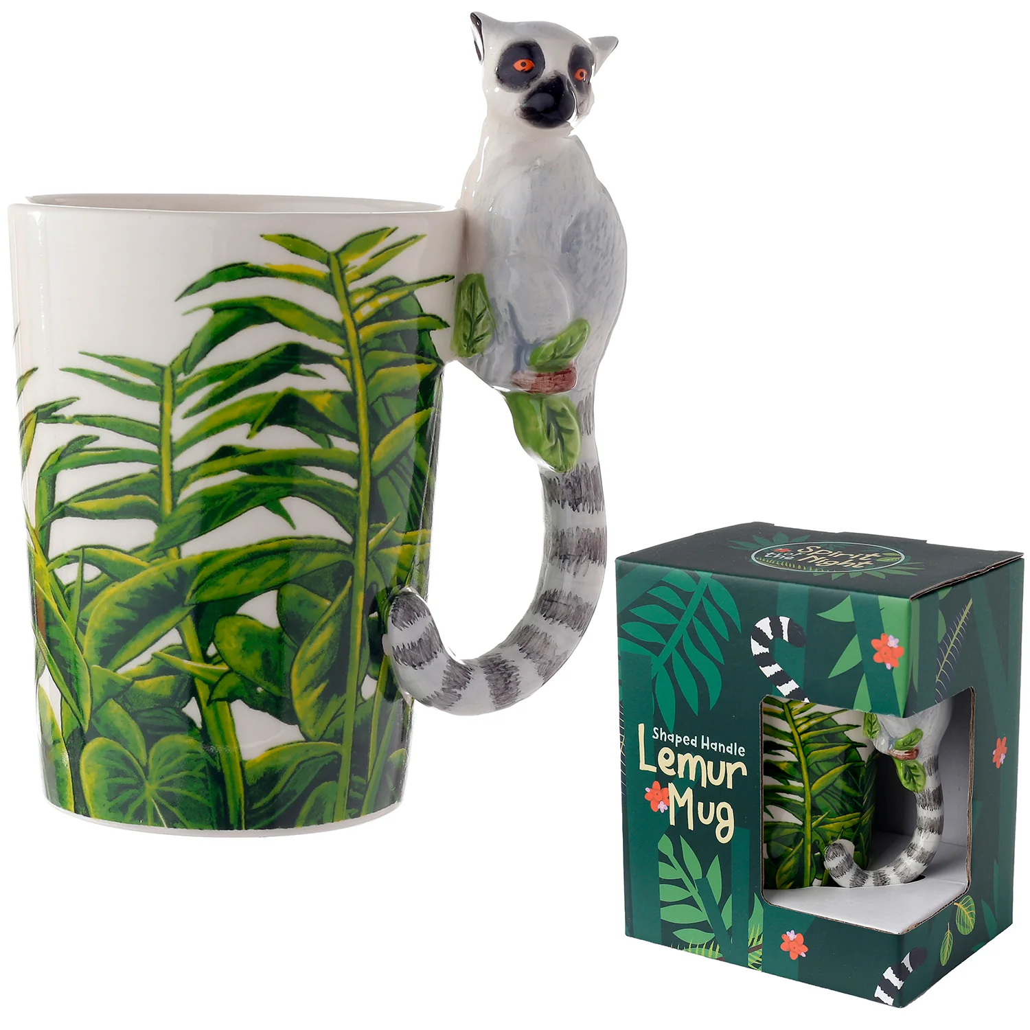 Lemur Tasse mit 3D Henkel Becher Katta - Image 6