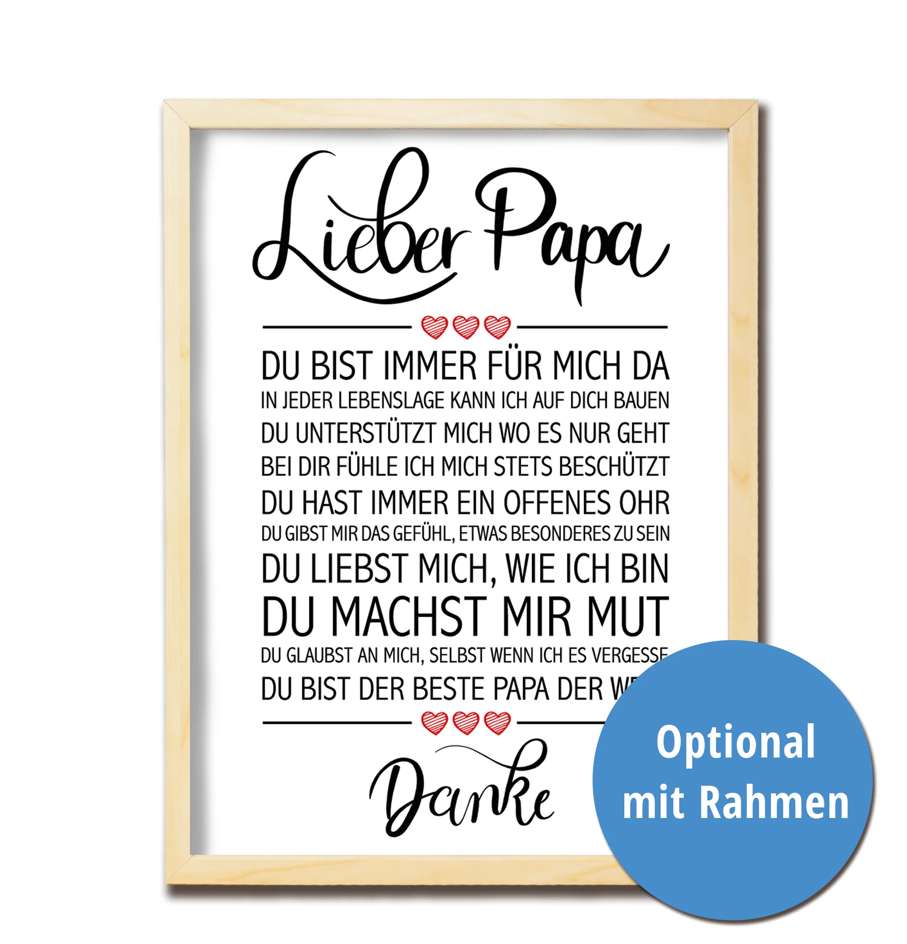 Lieber Papa Kunstdruck - Image 5