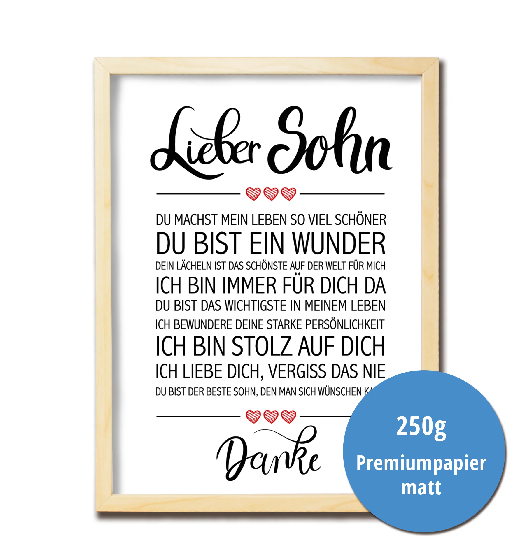 Lieber Sohn Kunstdruck - Image 3