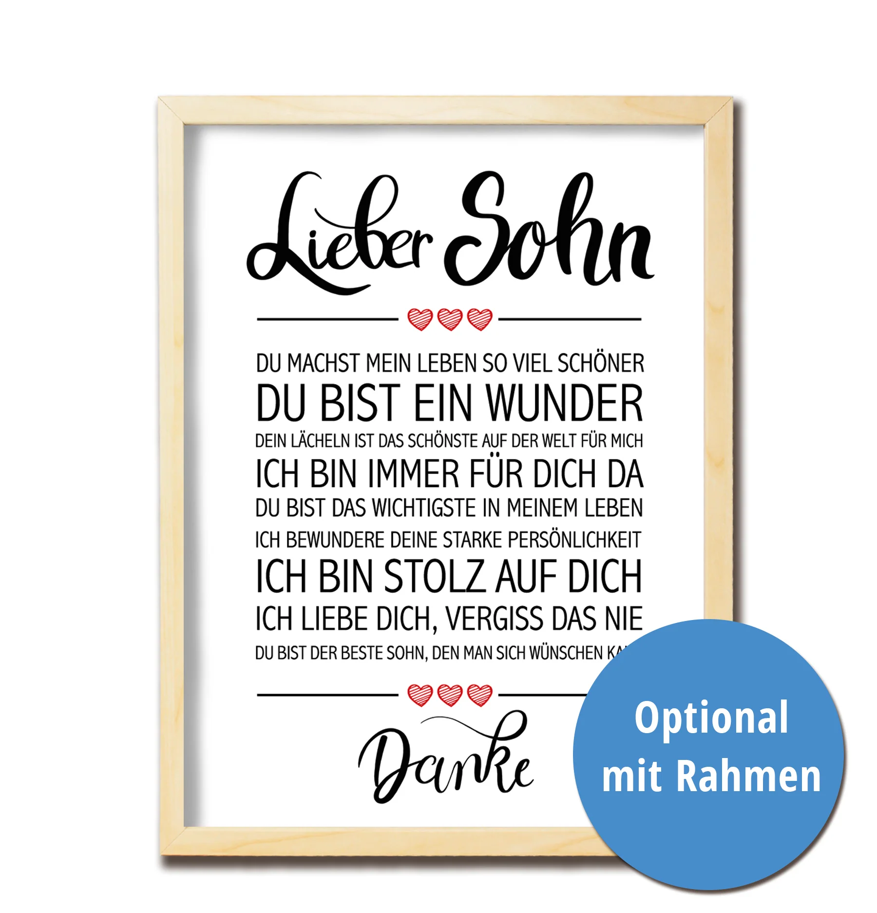 Lieber Sohn Kunstdruck - Image 5