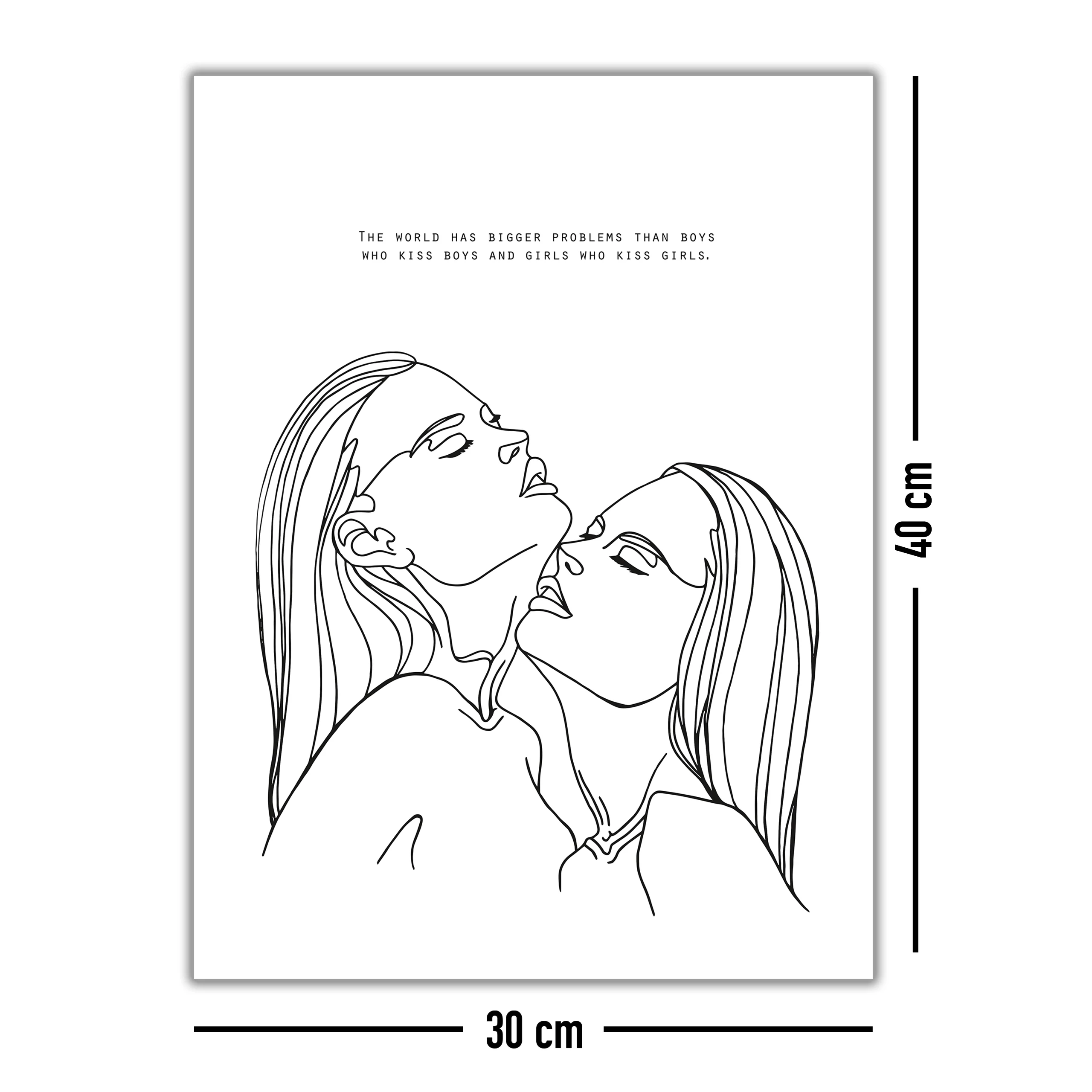Line-Art Kunstdruck 3er-Set Madeleine - Image 4