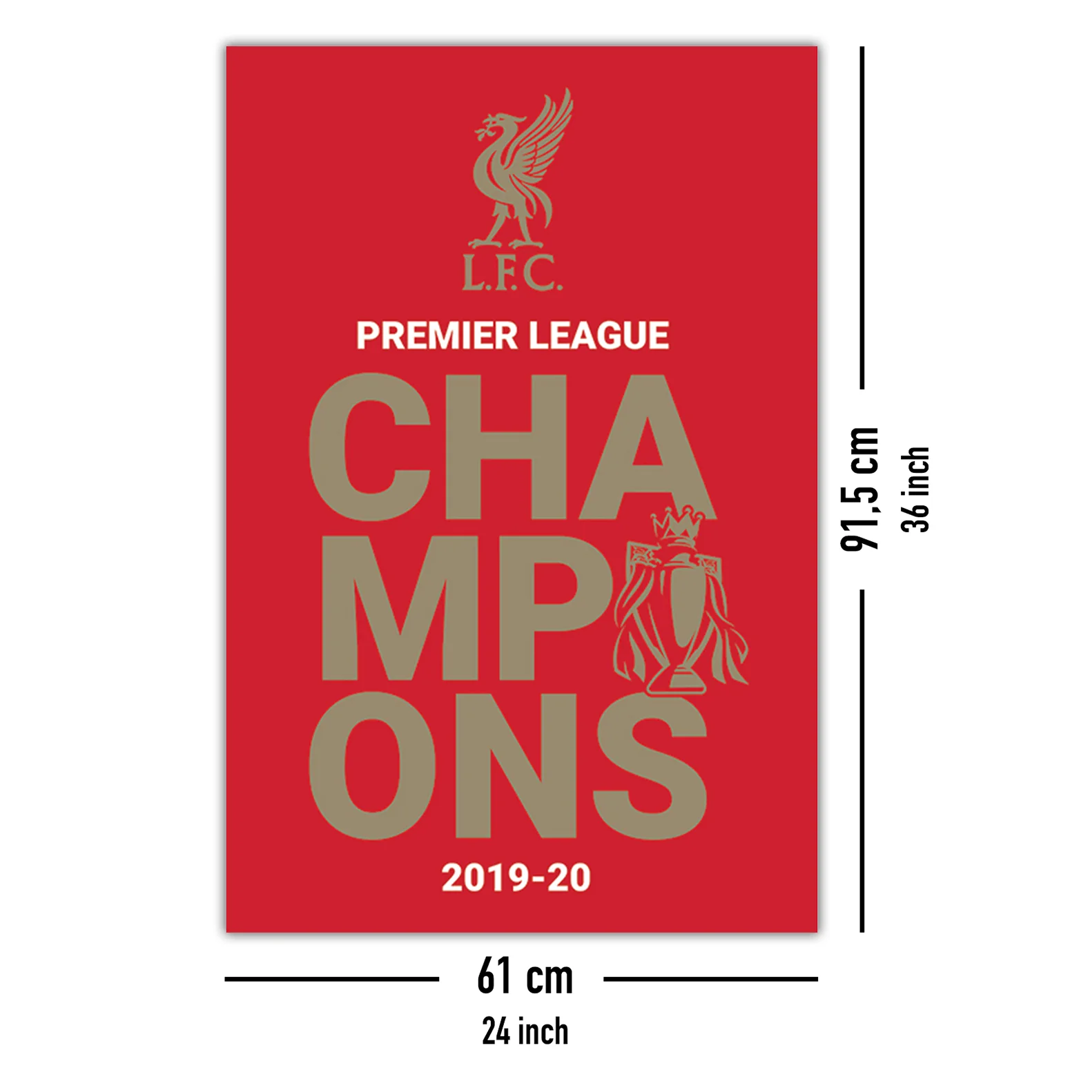 Liverpool FC Poster Logo P. L. Champions 2019/2020 - Image 5