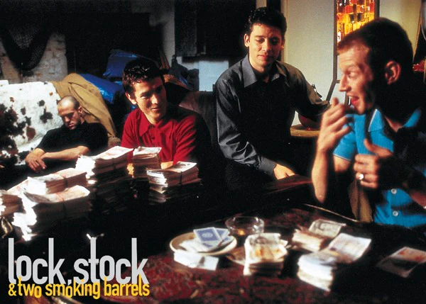 Postkarte Lock, Stock & two Smoking Barrels