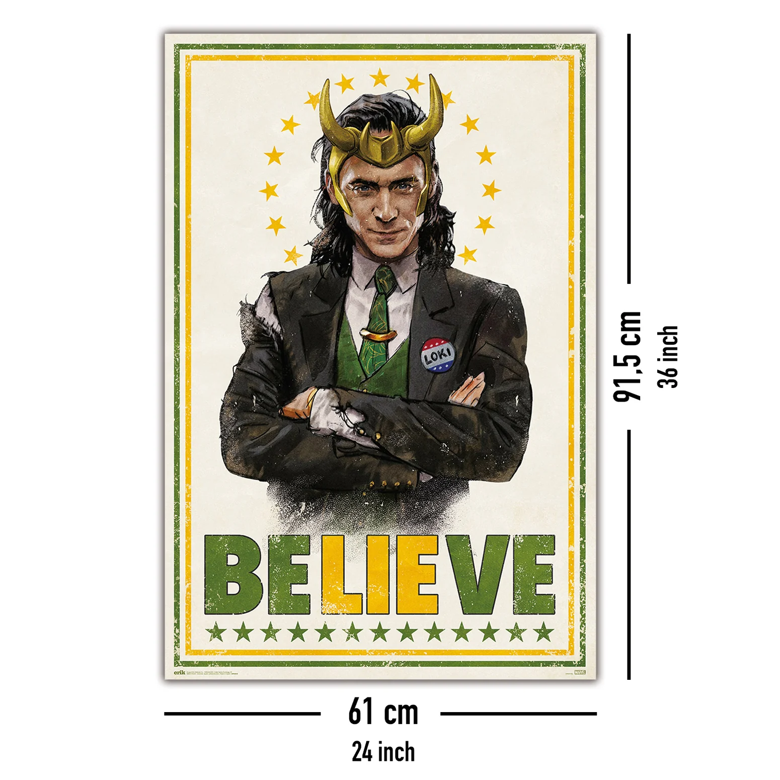 Loki Poster Believe Tom Hiddleston - Image 5