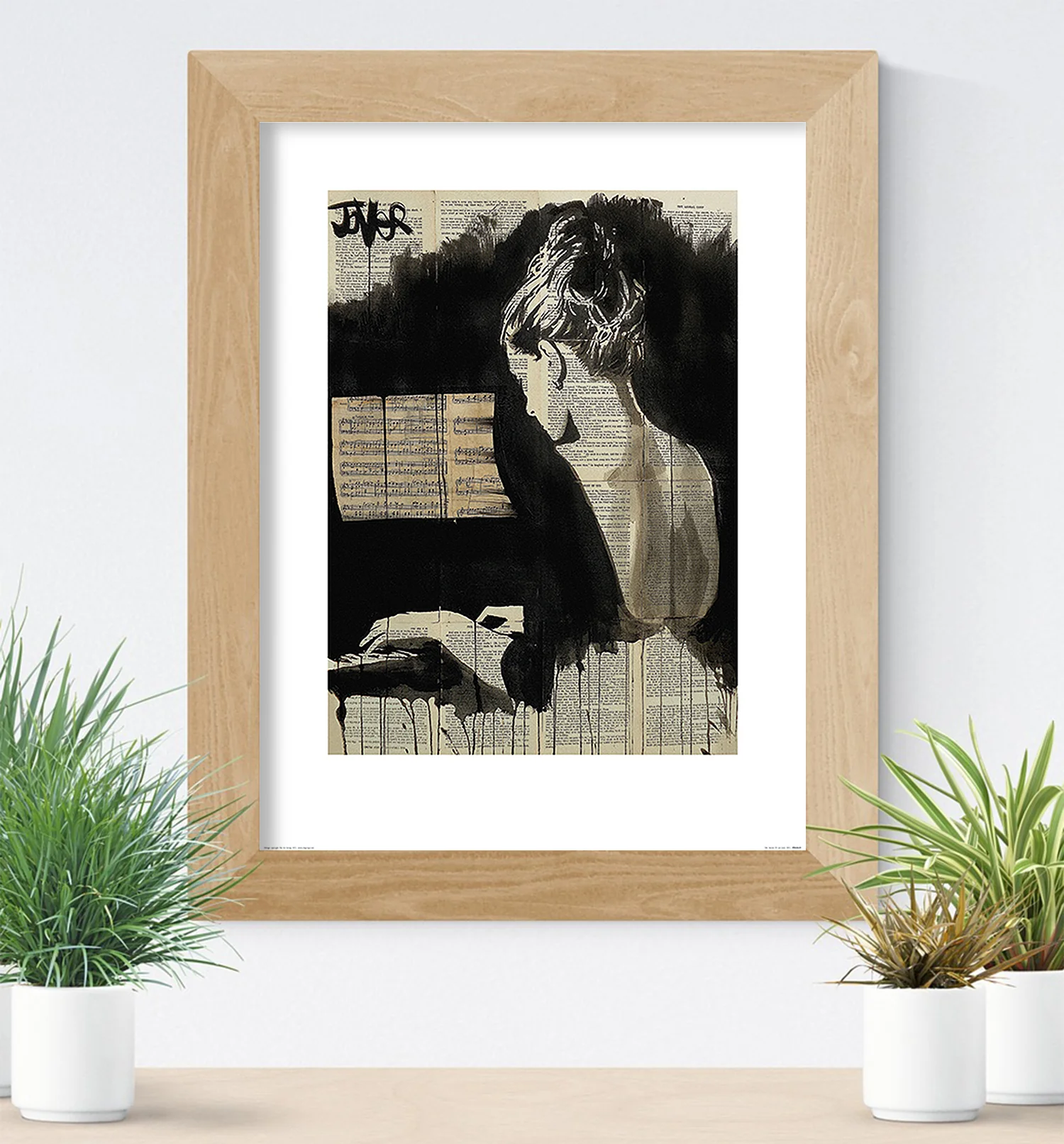 Loui Jover Kunstdruck Her Sonata - Image 2