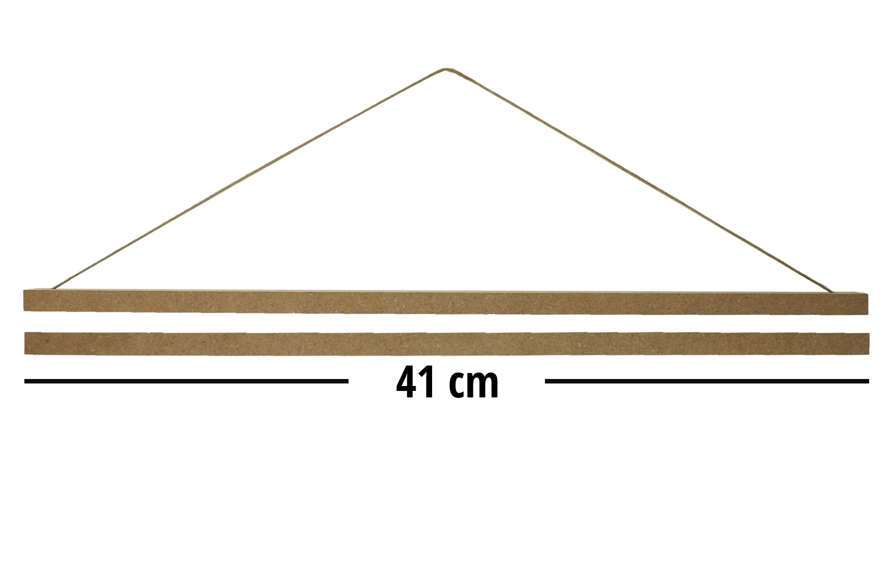 Magnetische Posterleiste 41cm Paar MDF Natur - Image 5