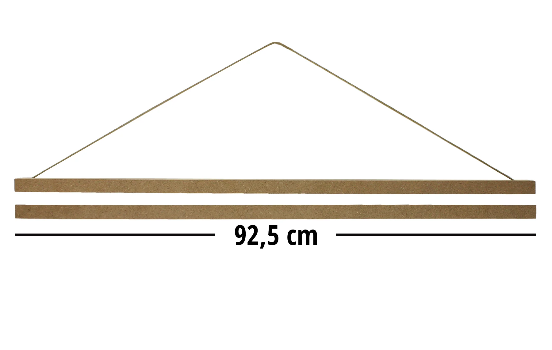 Magnetische Posterleiste 92,5 cm Paar MDF Natur - Image 5