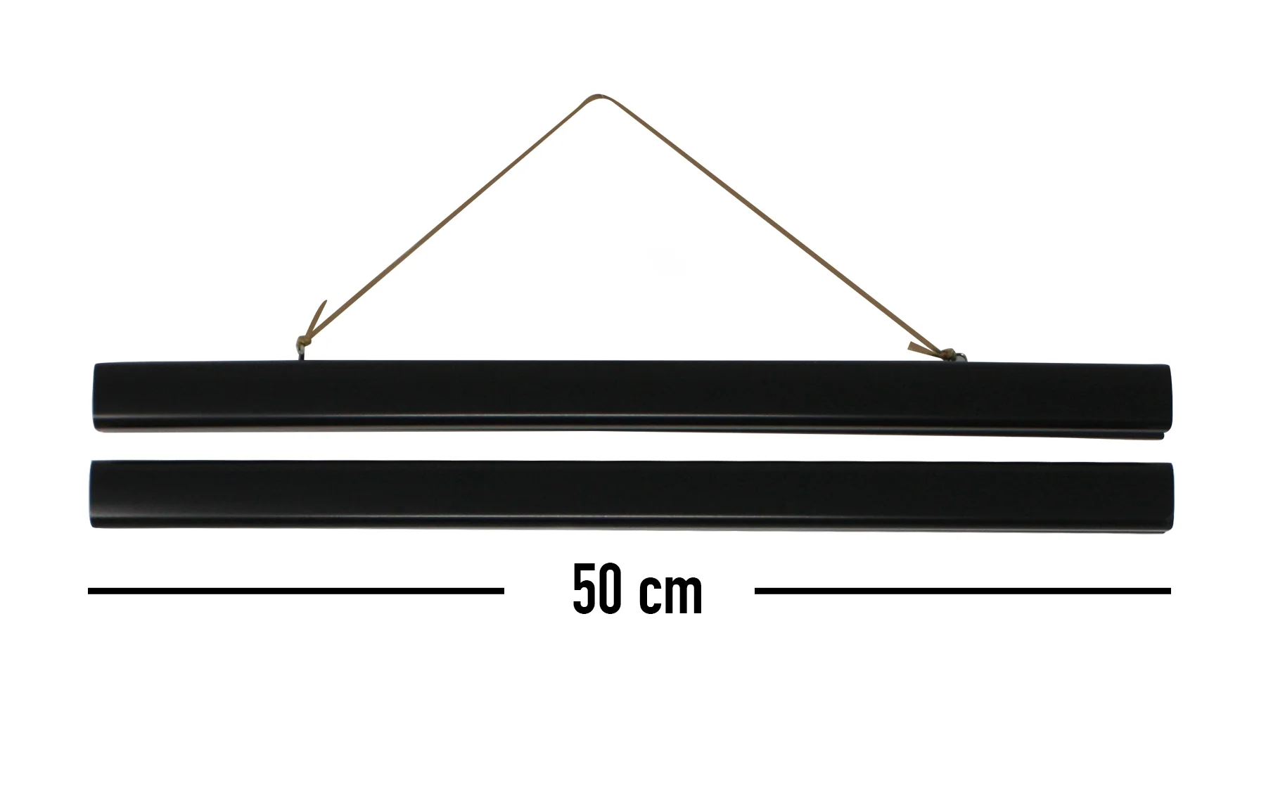 Magnetische Posterleisten 50 cm, Paar, Kunststoff schwarz - Image 3