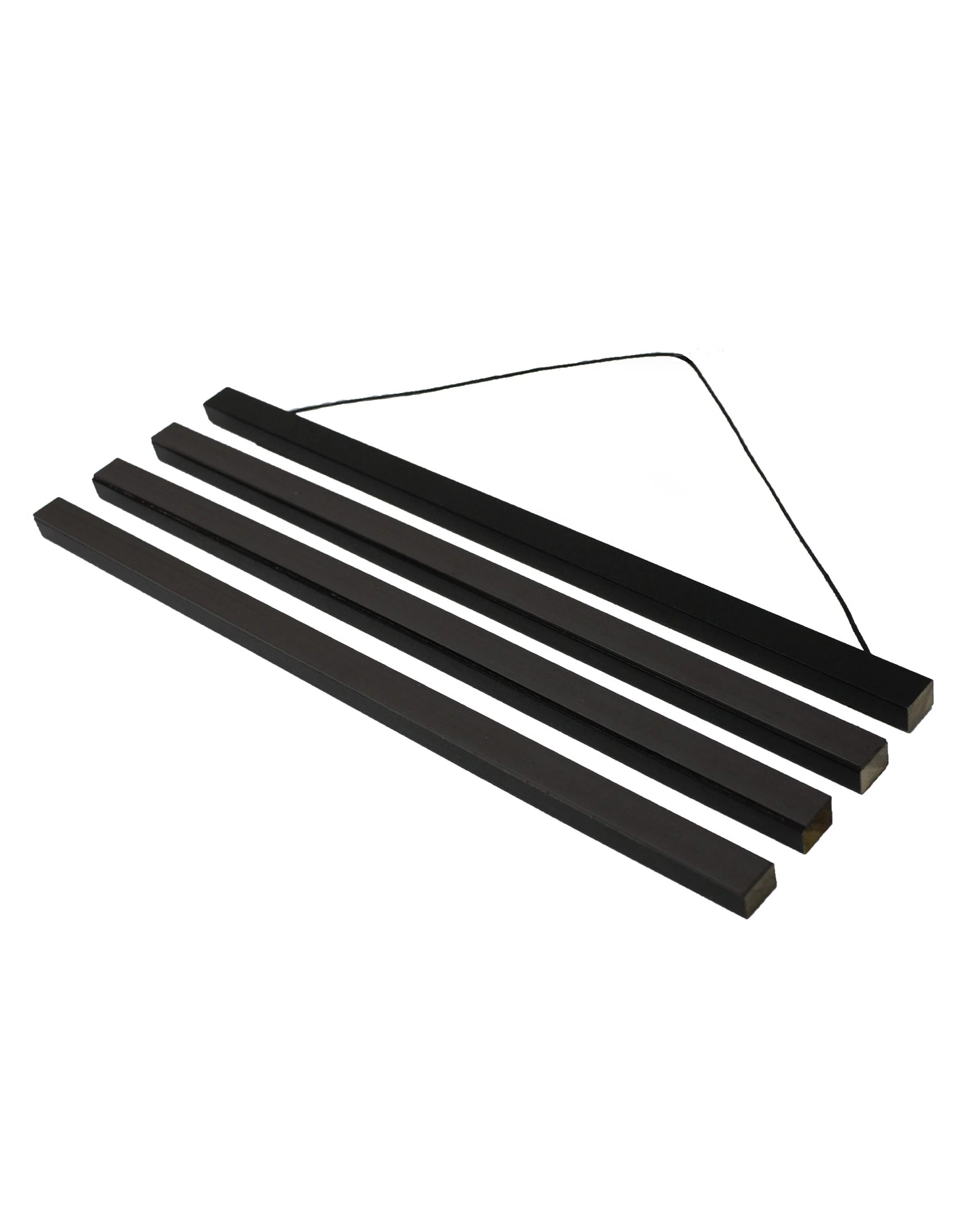 Magnetische Posterleisten 62 cm, 10 Paar, MDF schwarz - Image 4