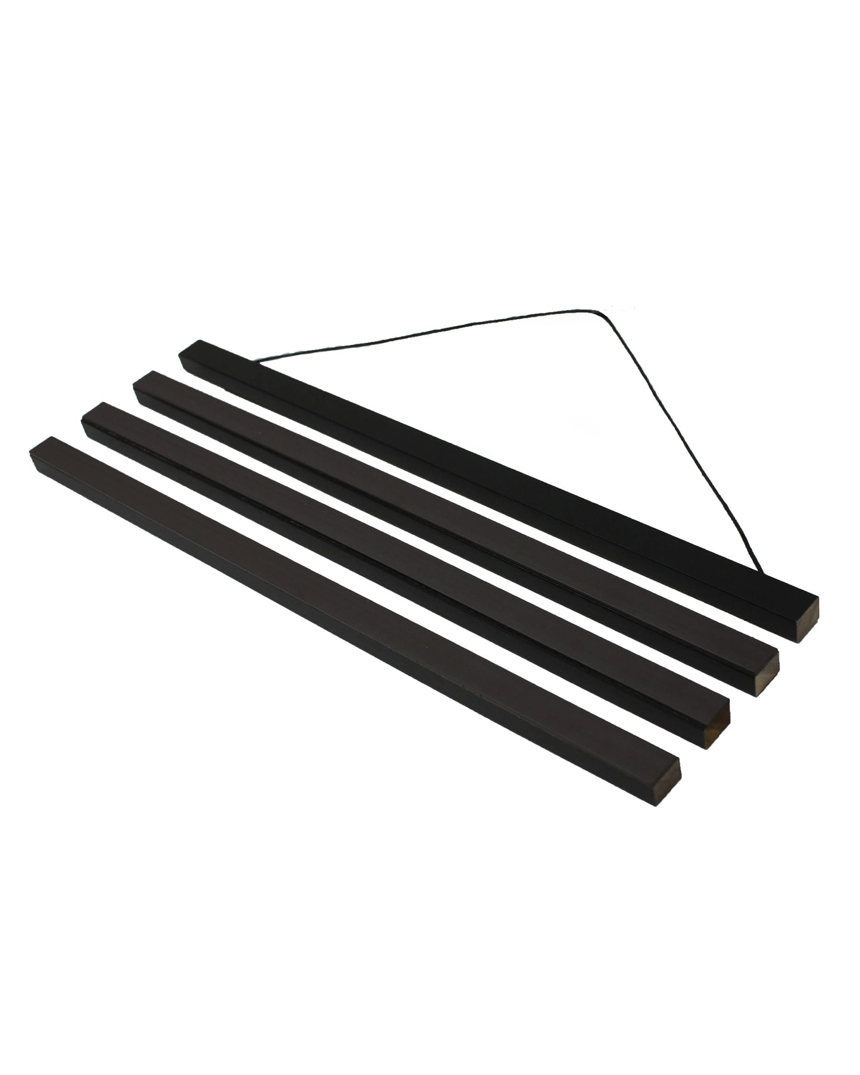 Magnetische Posterleisten 62 cm, 3 Paar, MDF schwarz - Image 4