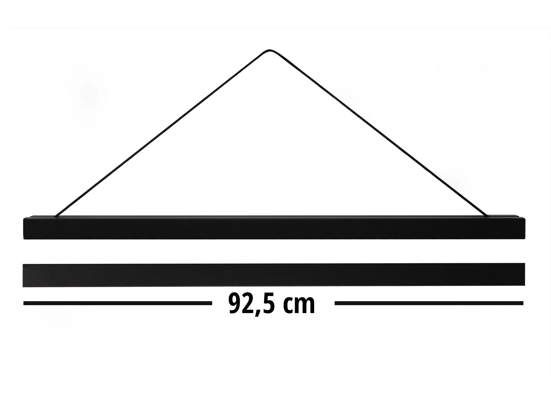 Magnetische Posterleisten 92,5 cm, Paar, MDF schwarz - Image 5