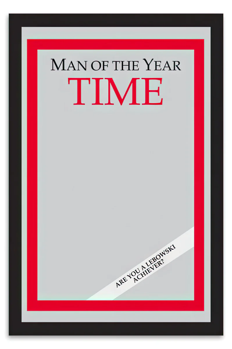 Man of the Year Time Magazine Spiegel aus The Big Lebowski