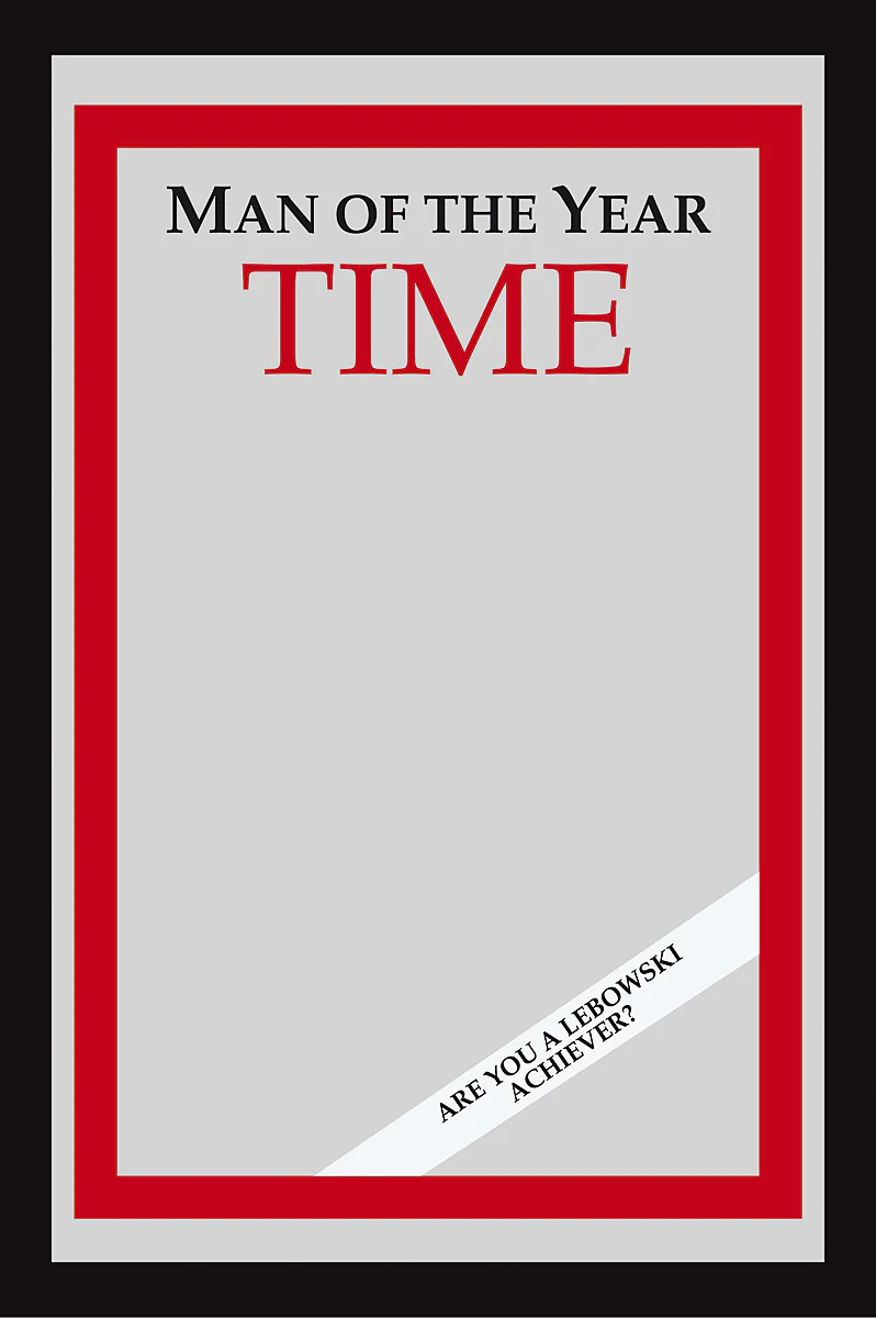 Man of the Year Time Magazine XL Spiegel (The Big Lebowski)