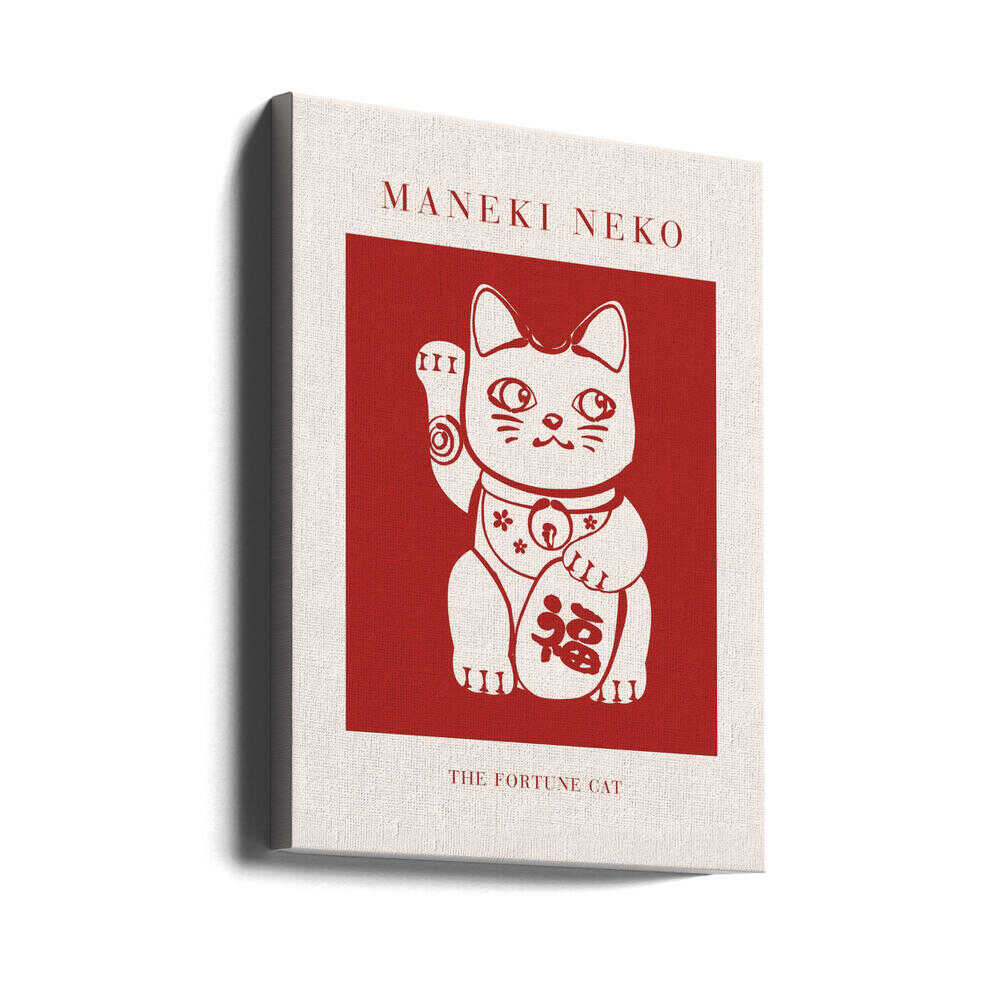 Maneki-Neko Cat Red - Image 10