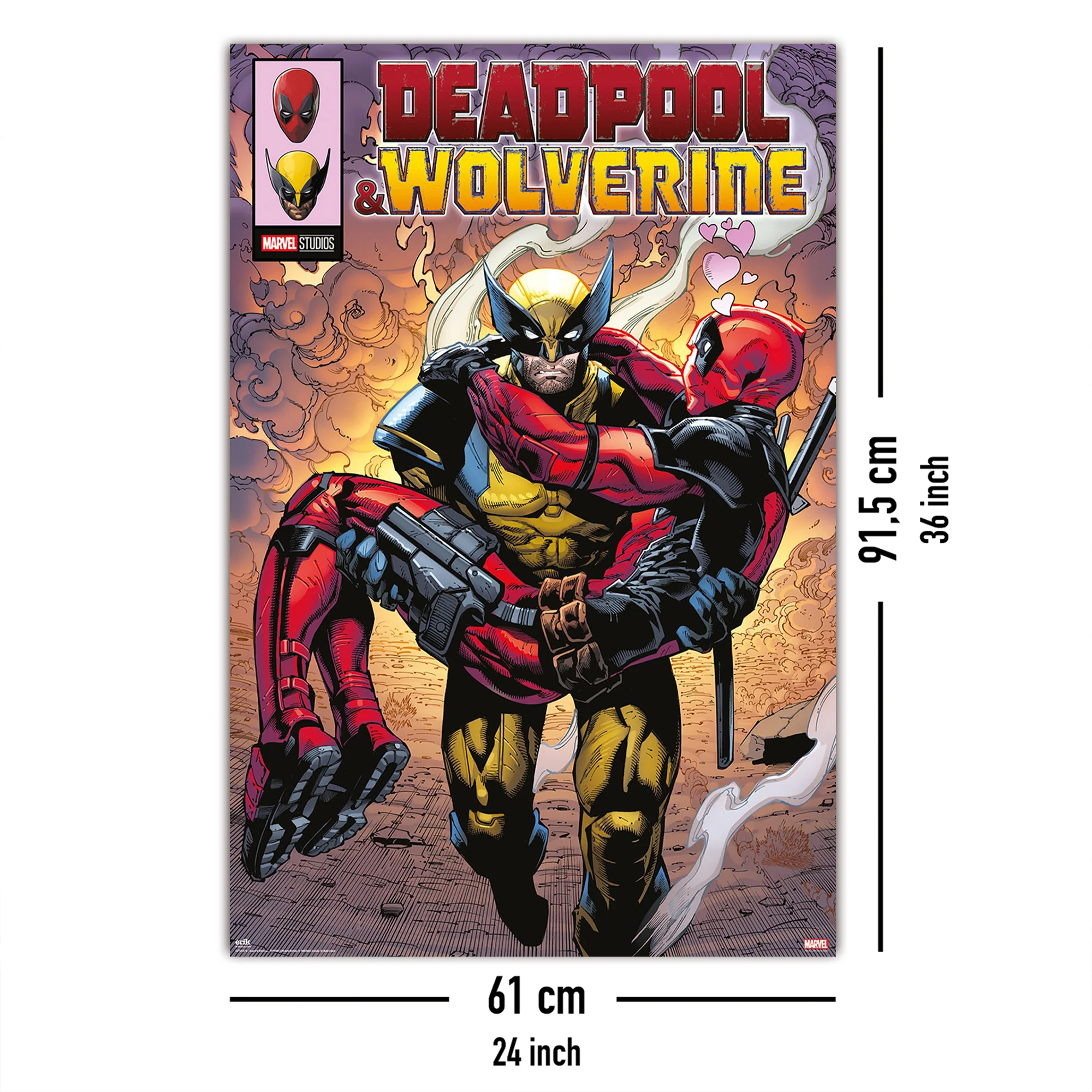 Marvel Comics Poster Deadpool & Wolverine 1 - Image 5