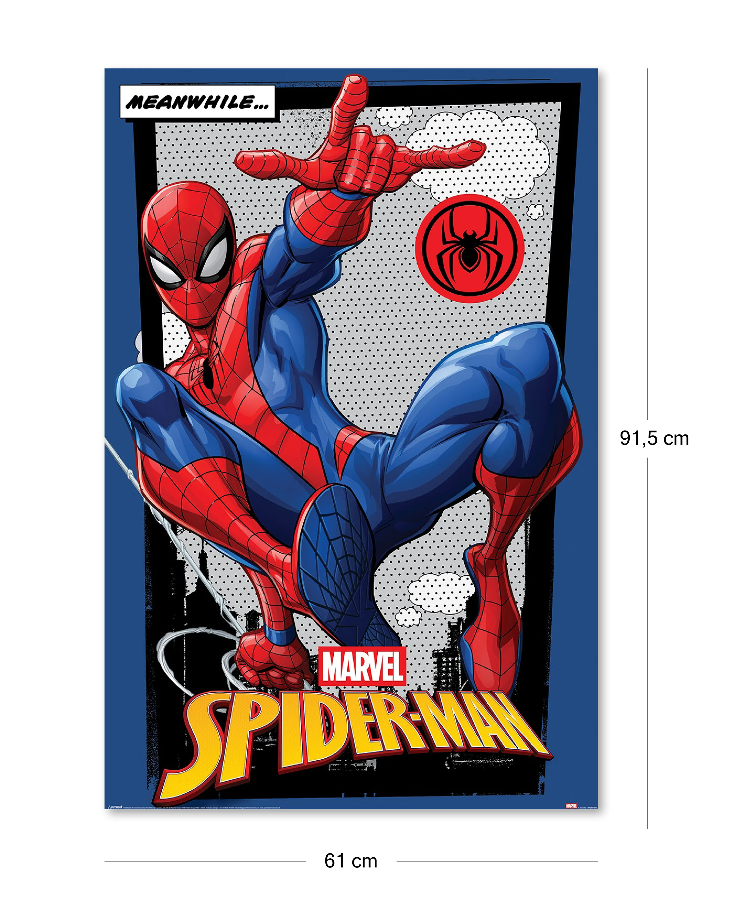 Marvel Comics Spiderman Poster "Meanwhile..." | 61x91,5 cm - Image 2
