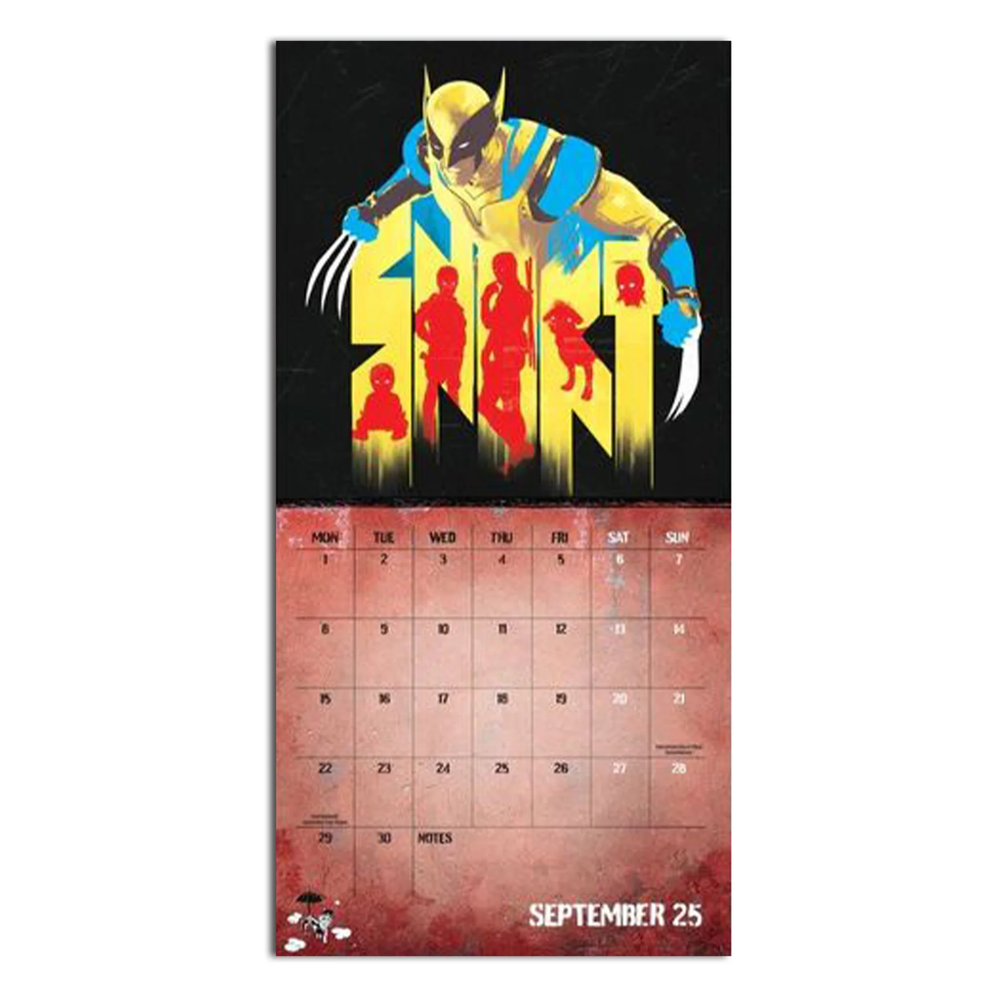 Marvel Deadpool Kalender 2025 Deadpool & Wolverine - Image 4