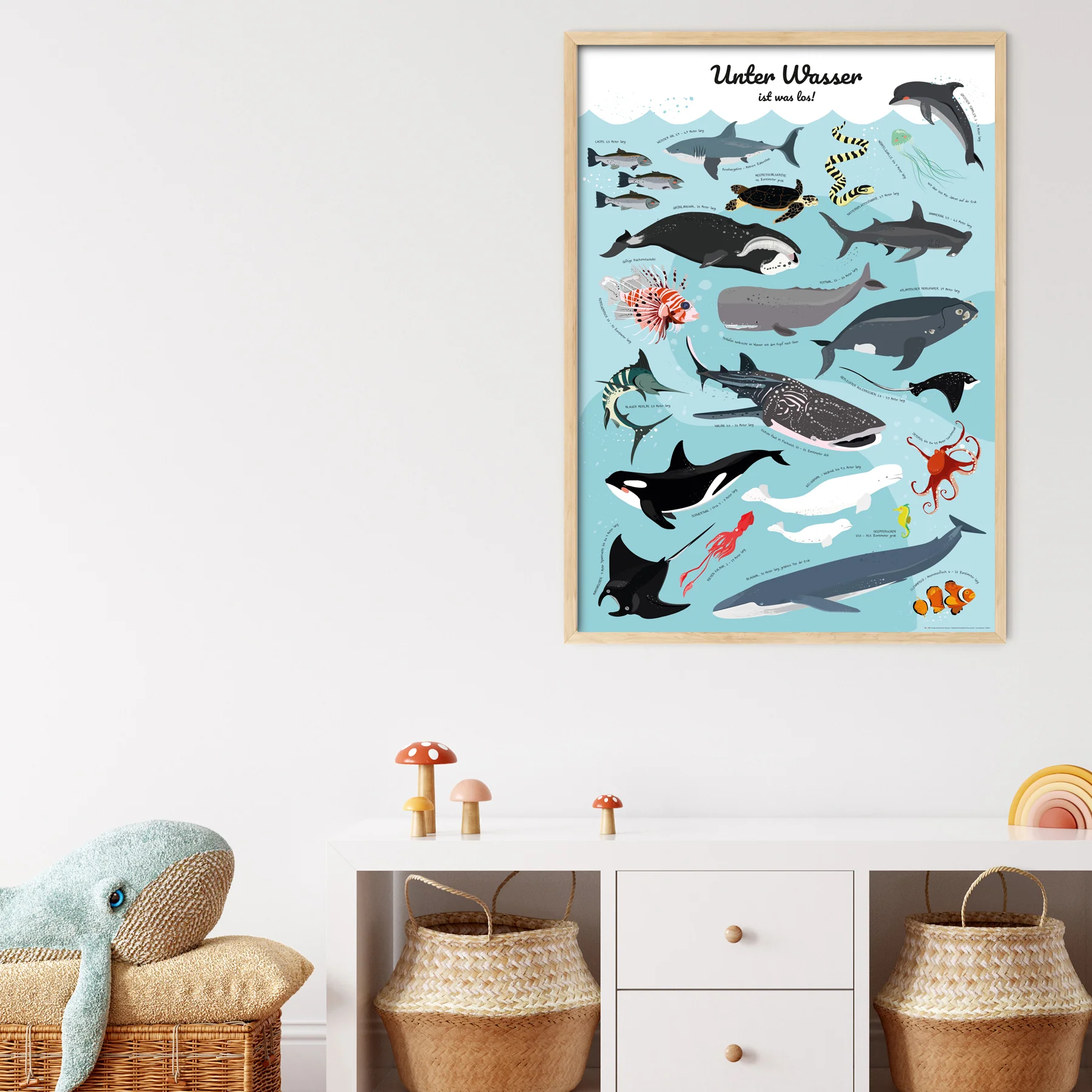 Meerestiere Poster Unter Wasser ist was los! - Image 3