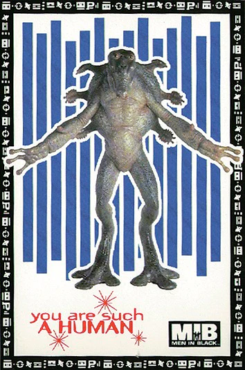 Postkarte Men in Black