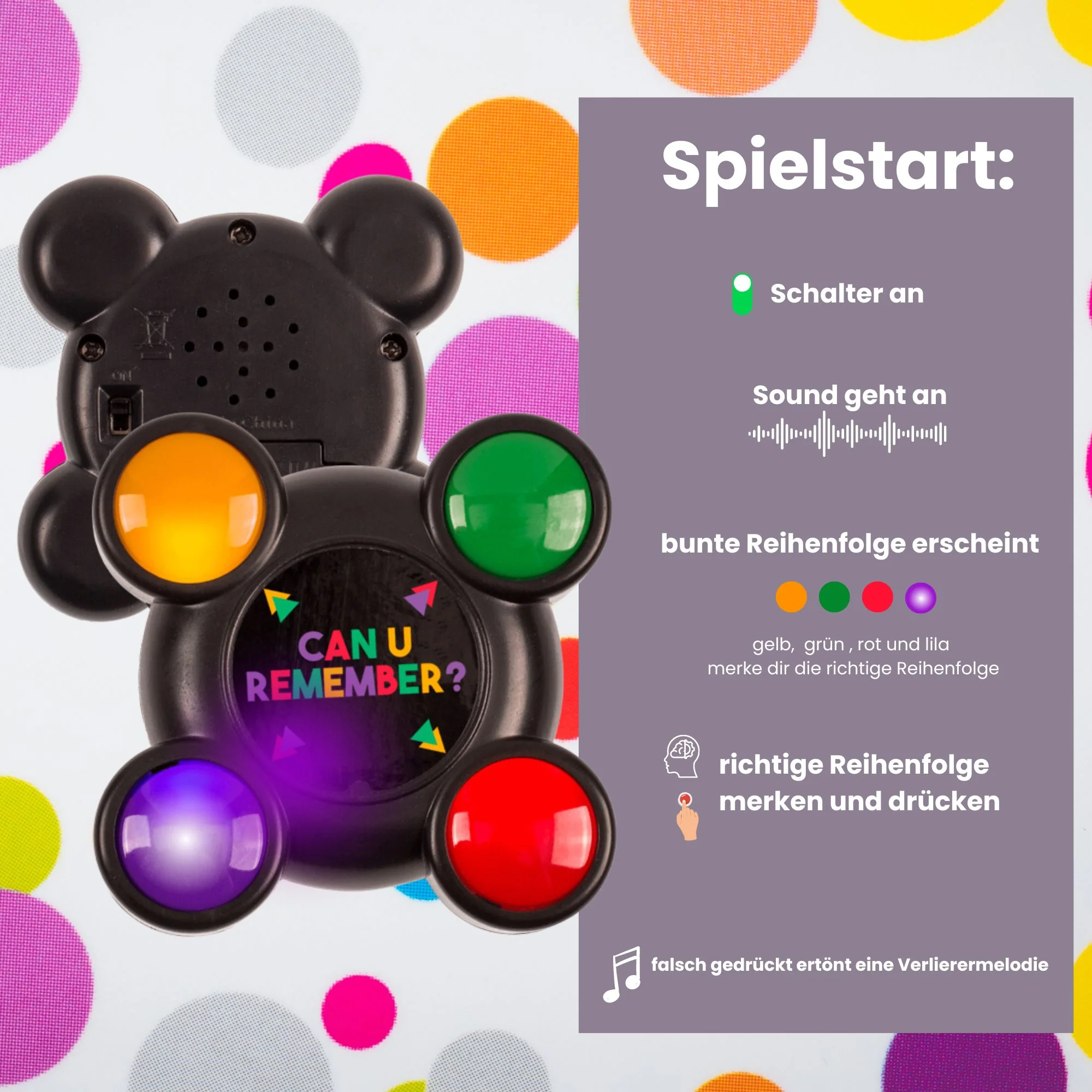 Merkspiel Can U Remember Gedächnistrainer - Image 4