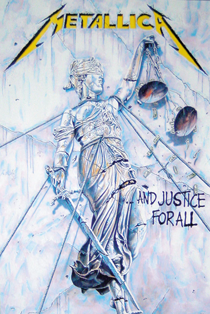 Metallica Poster And Justice For All