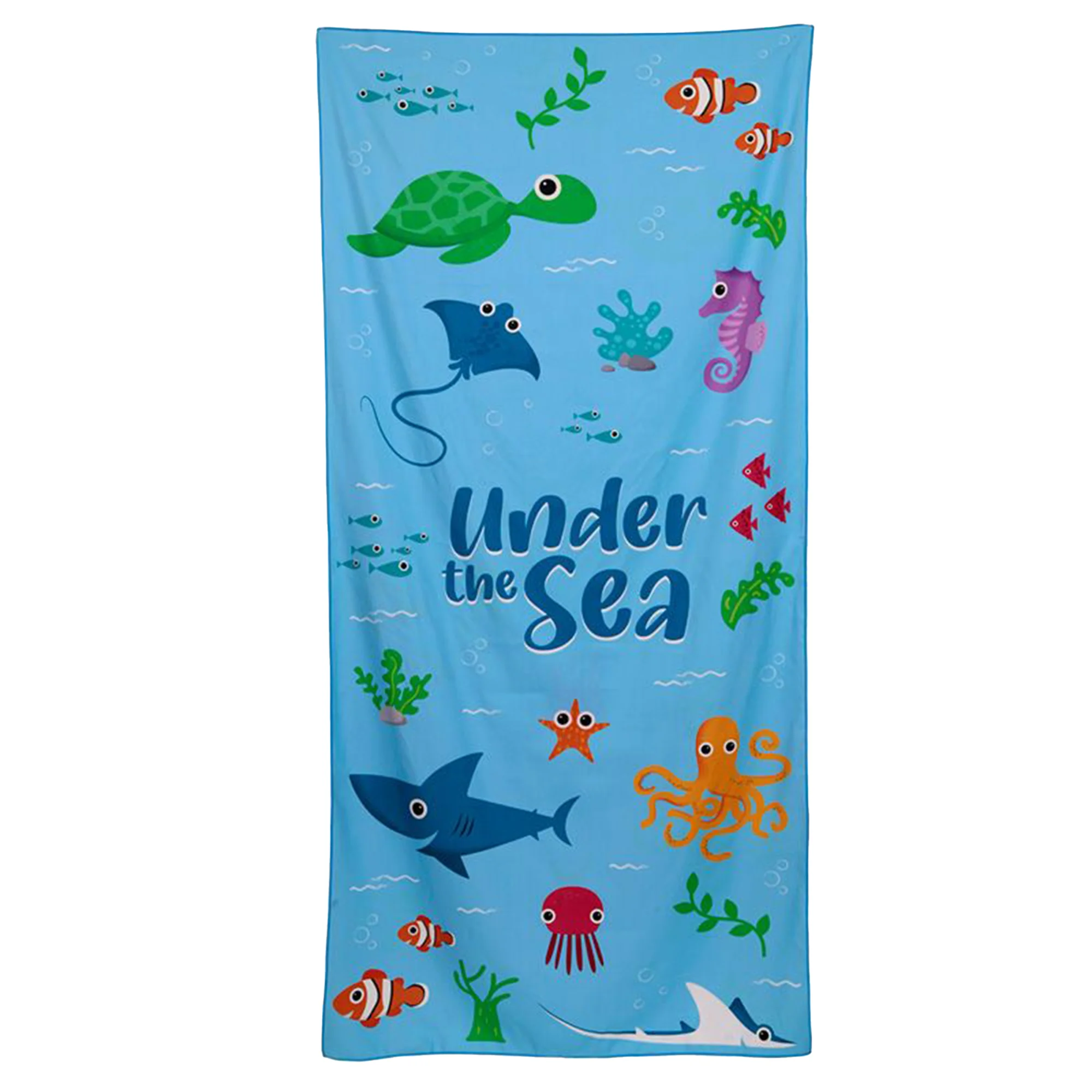 Mikrofaser Strandtuch Under the Sea Meerestiere