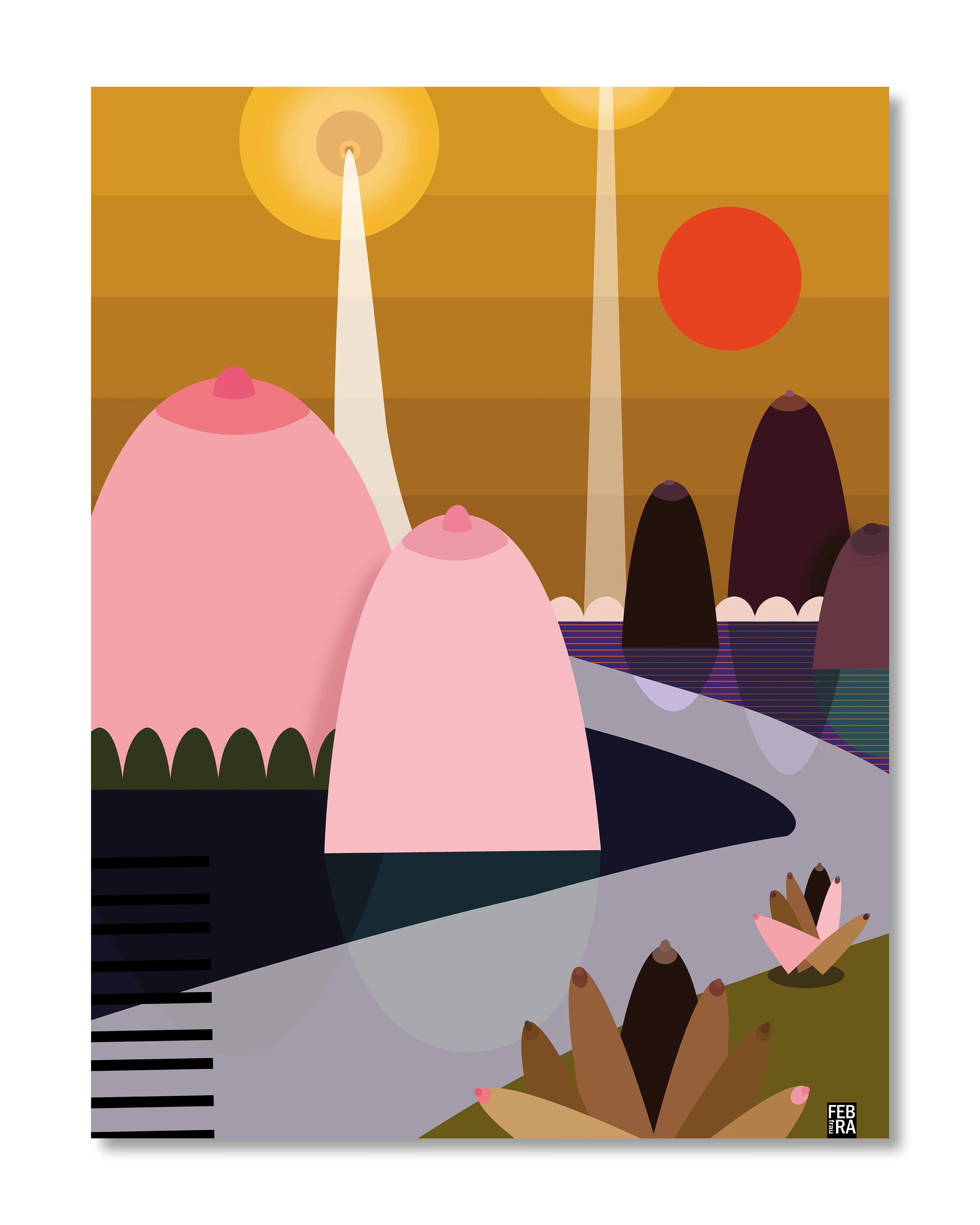 Land Of Milk & Honey Kunstdruck