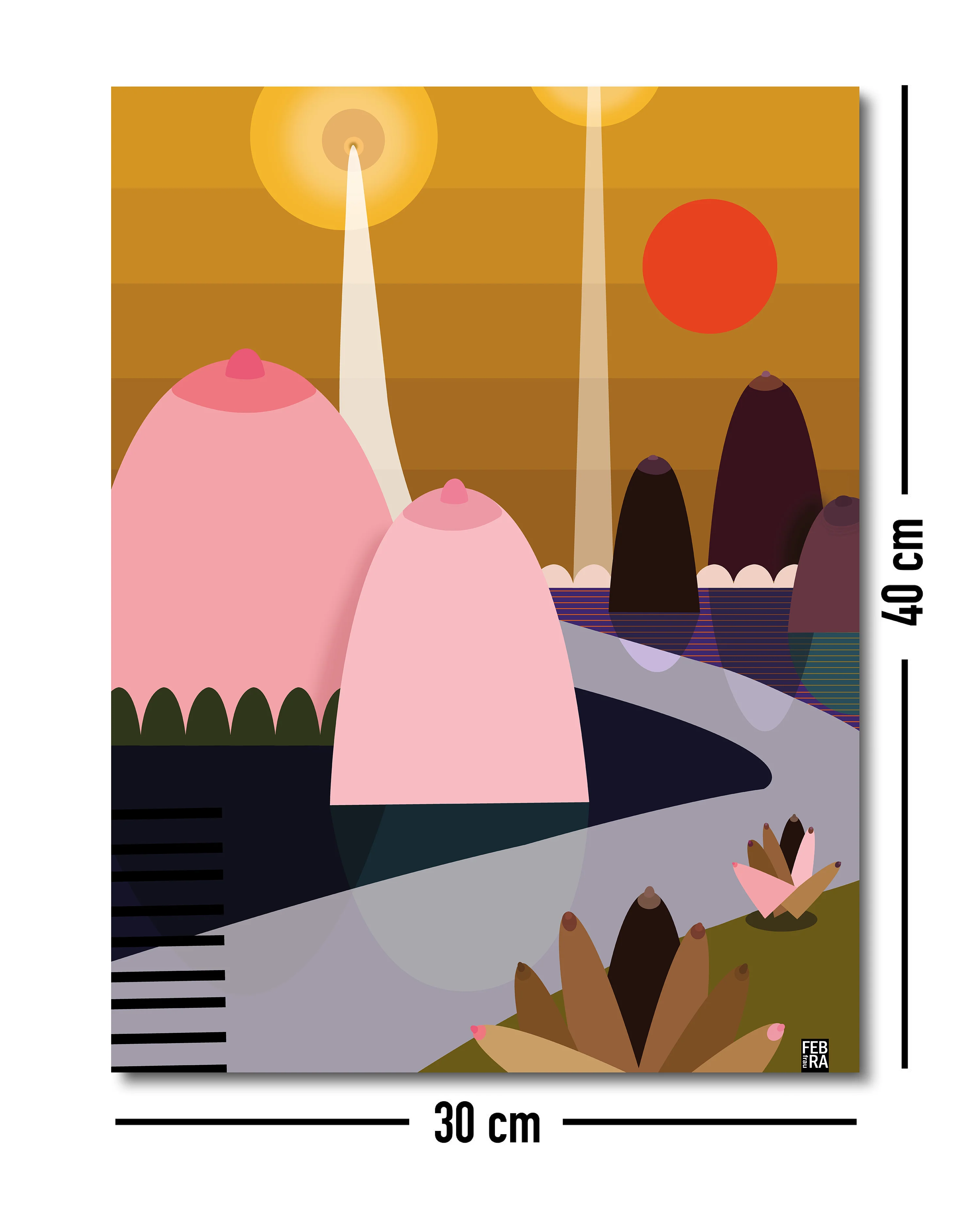 Land Of Milk & Honey Kunstdruck - Image 4