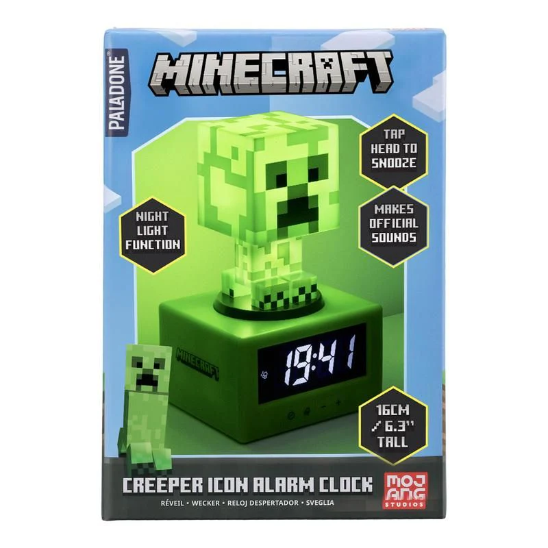 Minecraft Creeper Icon Alarm Clock Digitaluhr Wecker - Image 4