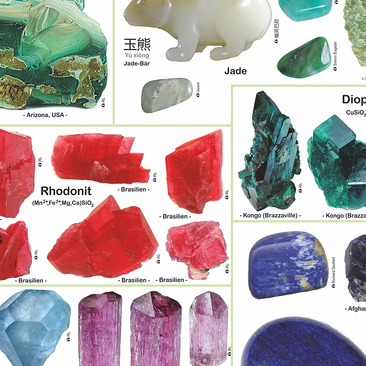 Mineralien Poster deutsch DIN A1 - Image 2