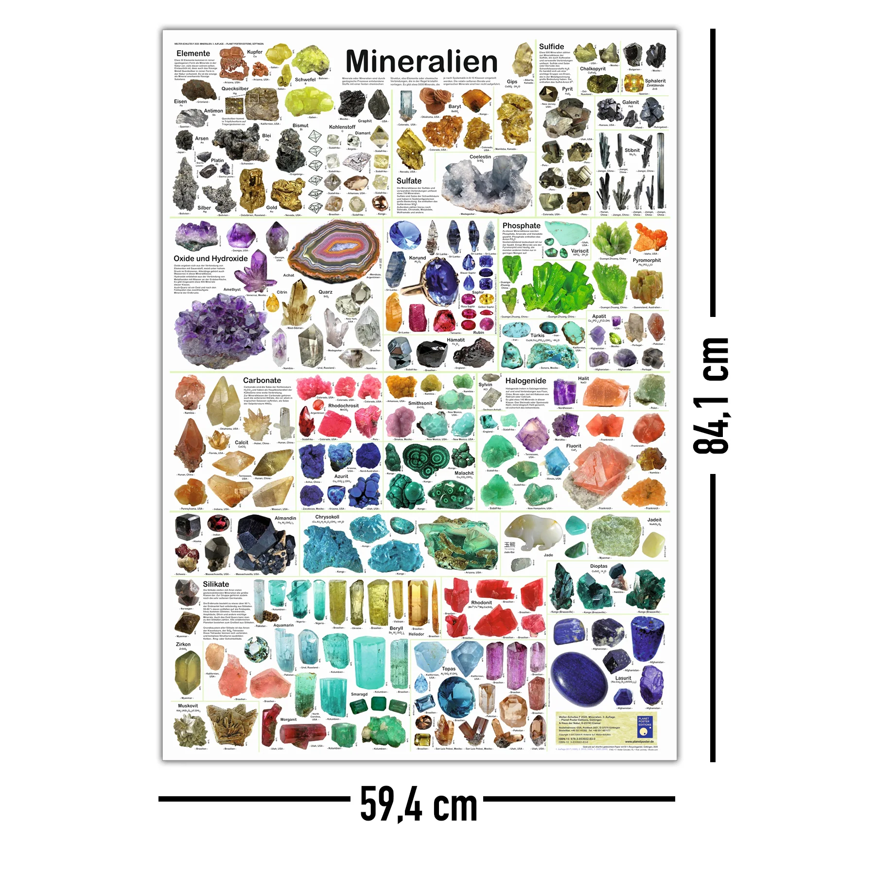 Mineralien Poster deutsch DIN A1 - Image 5